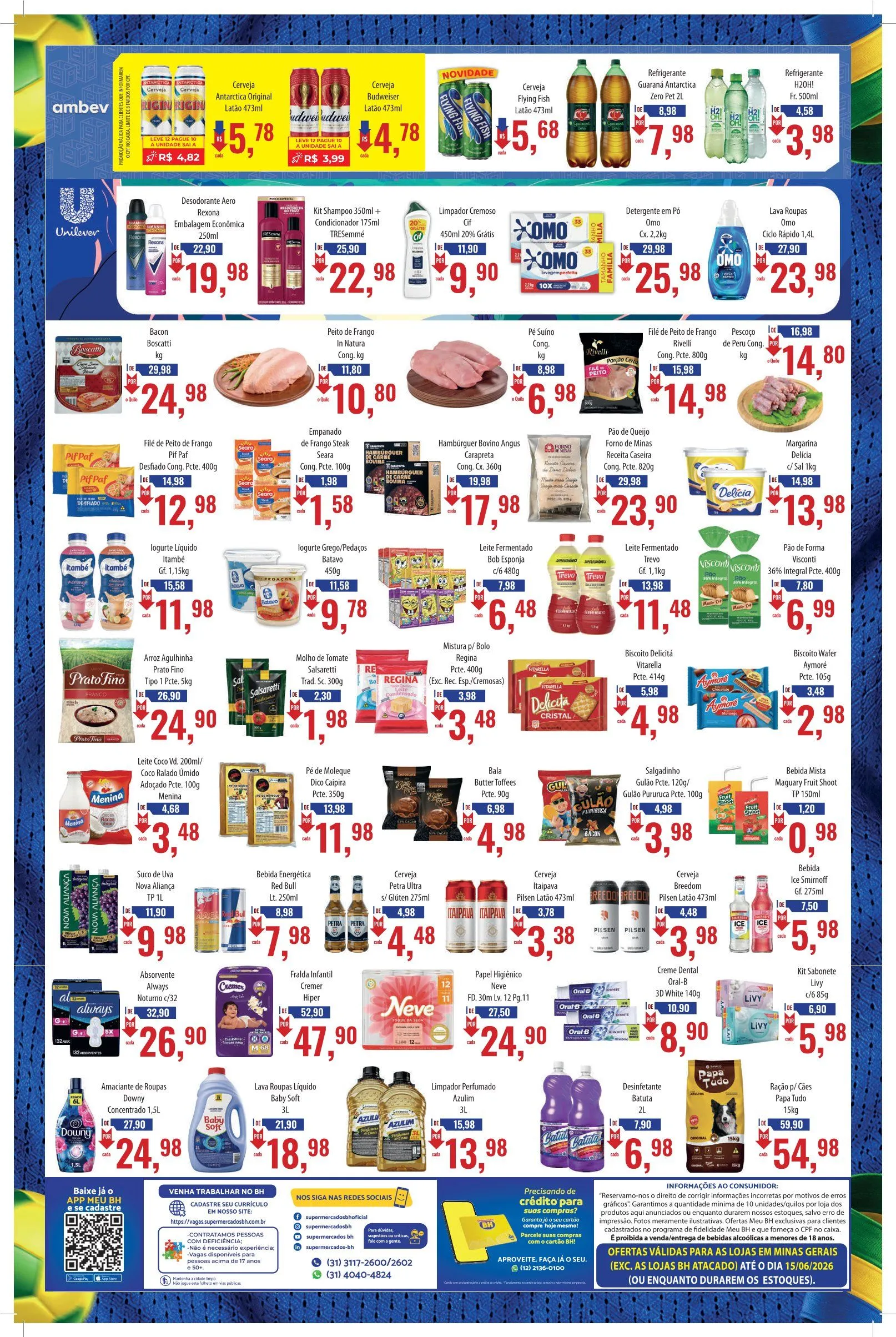 Encarte de Supermercados BH Ofertas 9 de junho até 15 de junho 2026 - Pagina 2