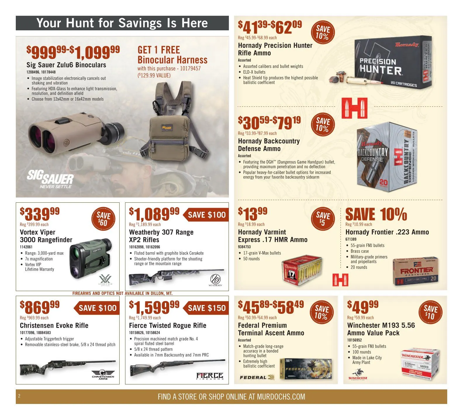 Weekly promotion Murdoch’s Sales spanning from September 24 to September 30 2025 - Page 2 for Catalogue 365