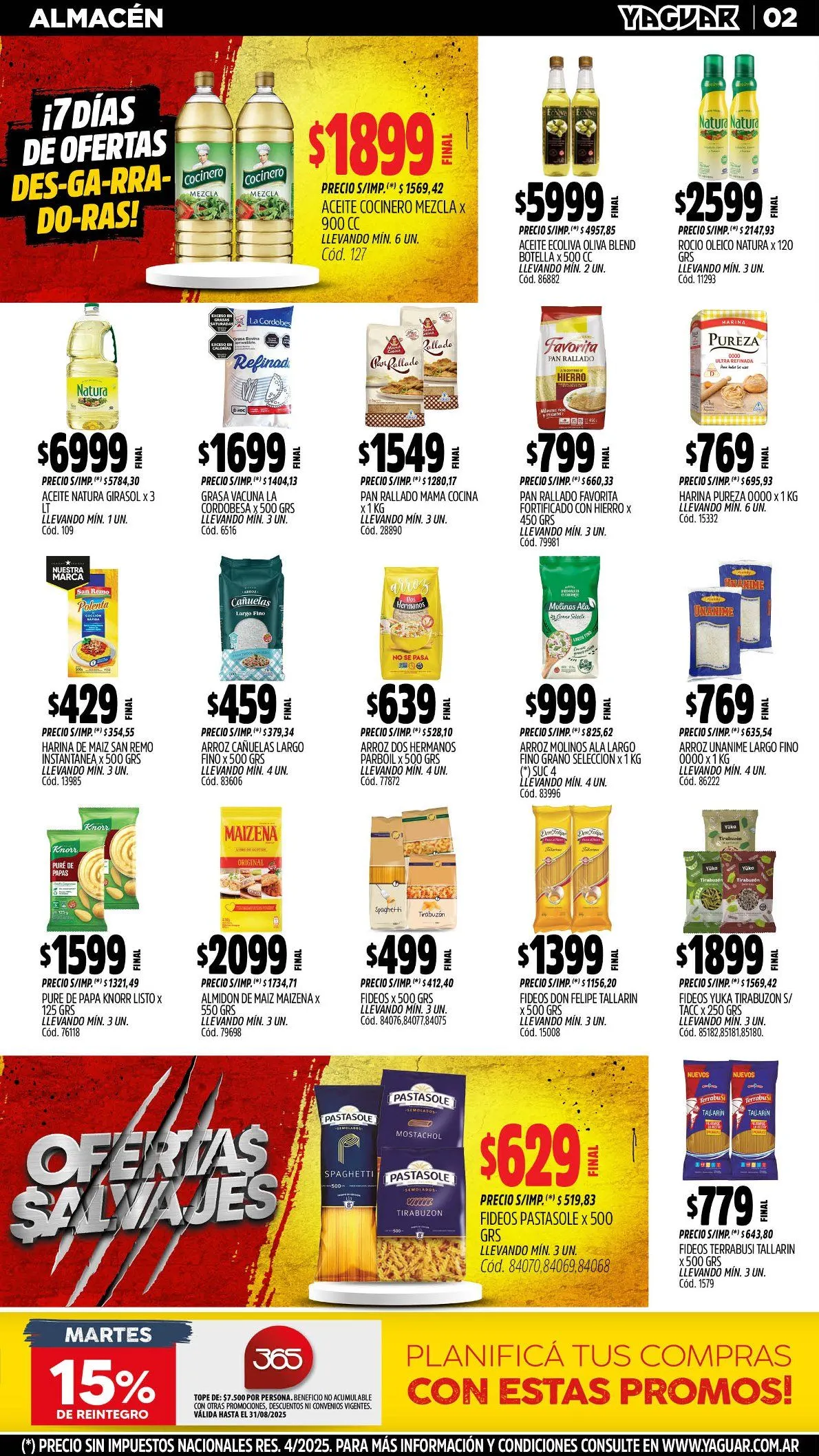 Ofertas de Ofertas Yaguar 4 de agosto al 10 de agosto 2025 - Página 2 del catálogo