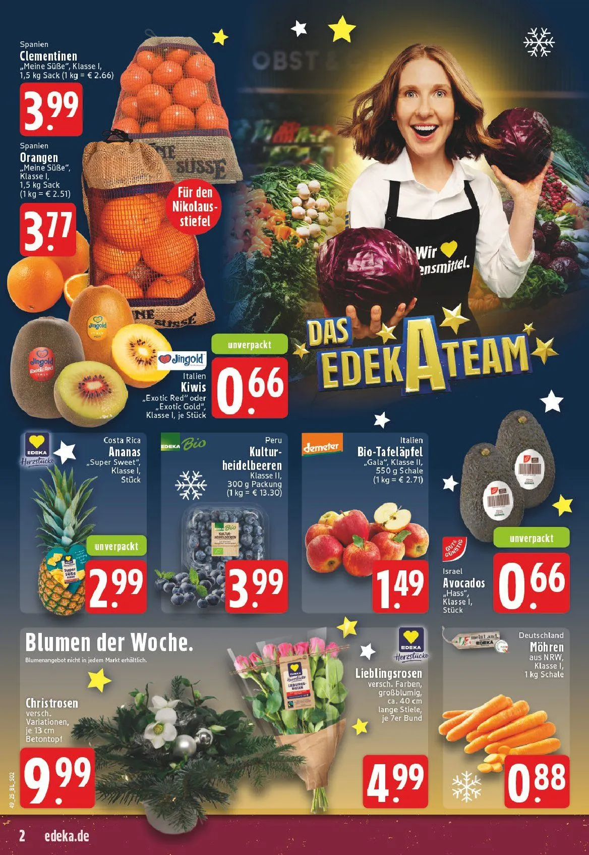 Edeka Angebote von 1. Dezember bis 6. Dezember 2025 - Prospekt seite 2