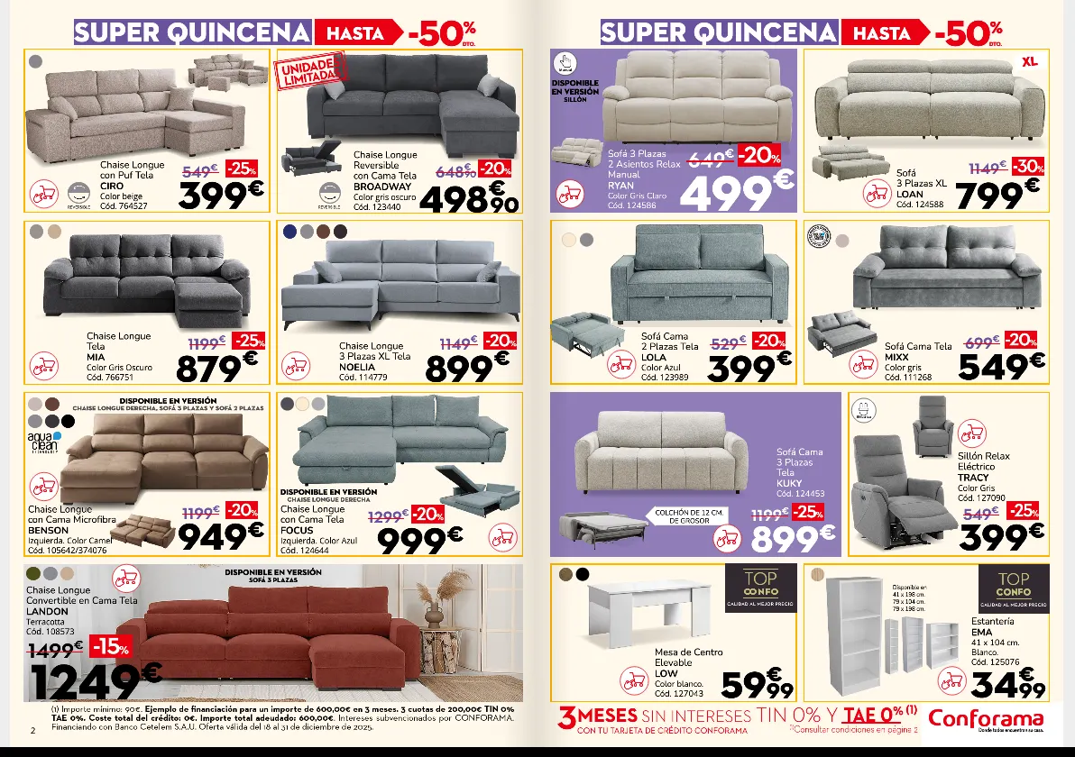 Volantini Conforama da 18 dicembre a 31 dicembre di 2025 - Pagina del volantino 2