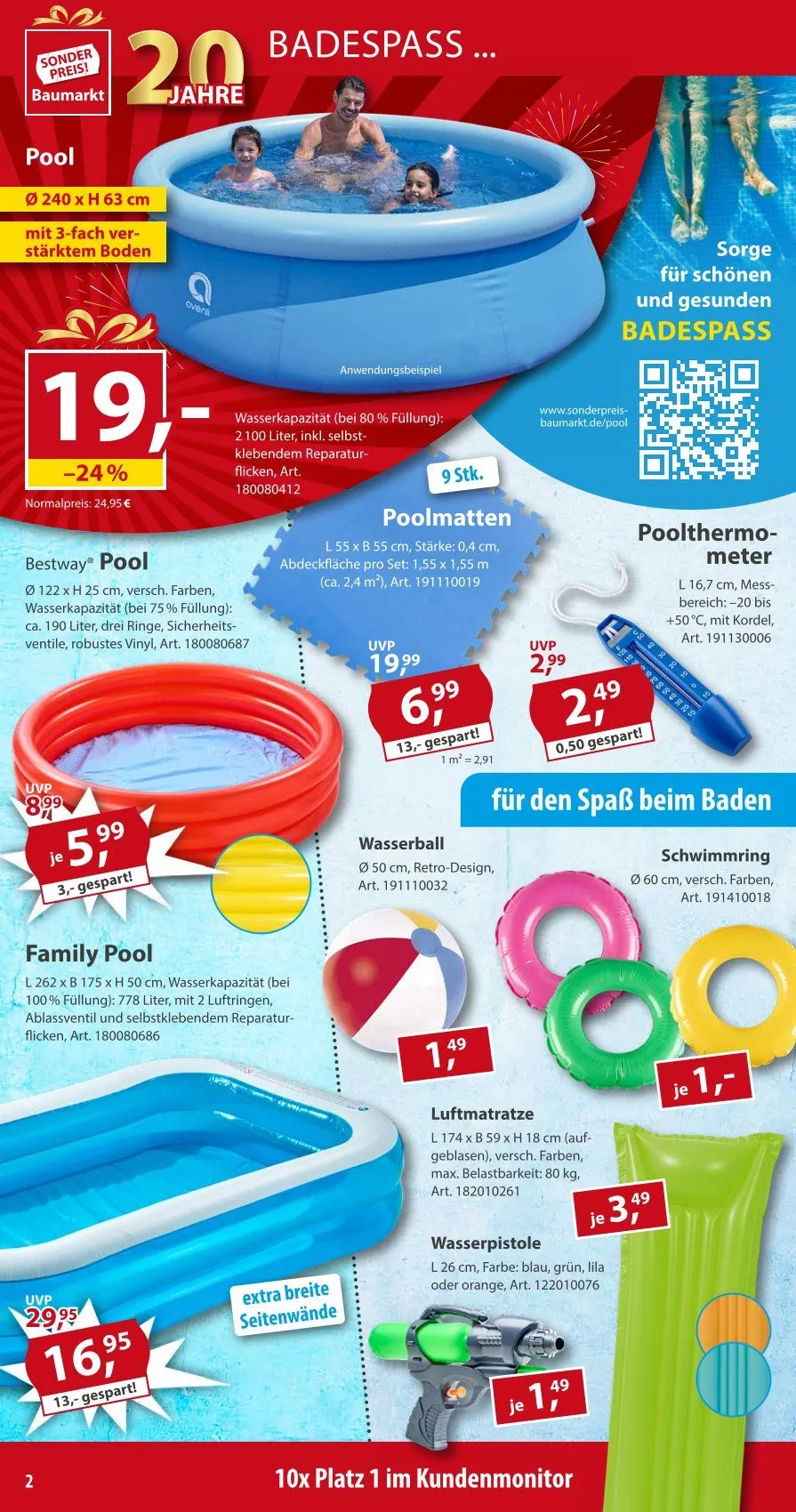 Sonderpreis-Baumarkt Prospekt von 12. April bis 18. April 2025 - Prospekt seite 2