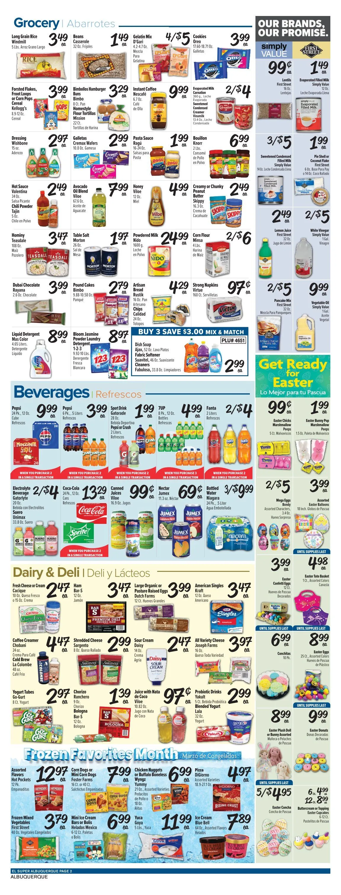 Weekly promotion  El Super Sales spanning from March 25 to March 31 2026 - Page 2 for Catalogue 365