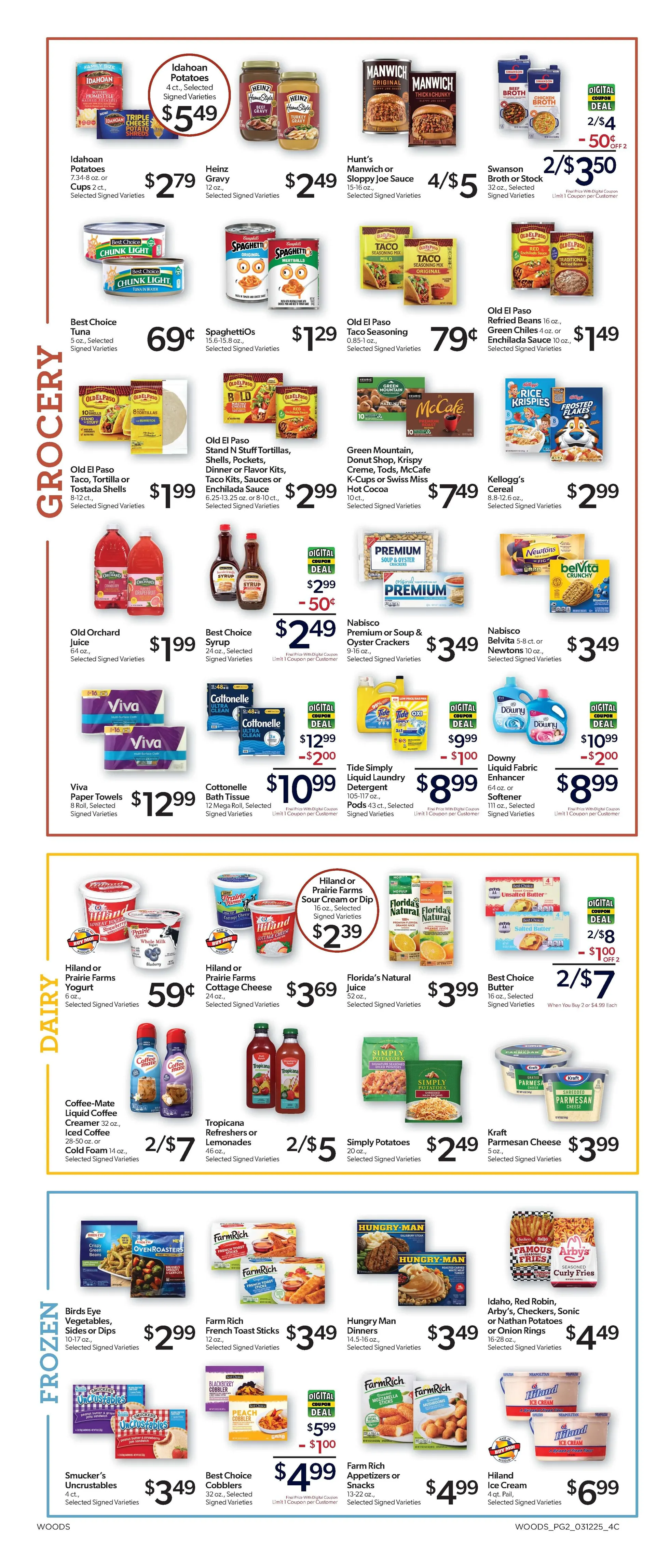 Weekly ad Woods Supermarket Deals from March 13 to March 18 2025 - Page 2