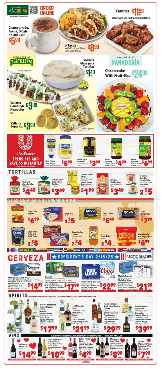 Weekly ad Vallarta Sales from February 11 to February 17 2026 - Page 2