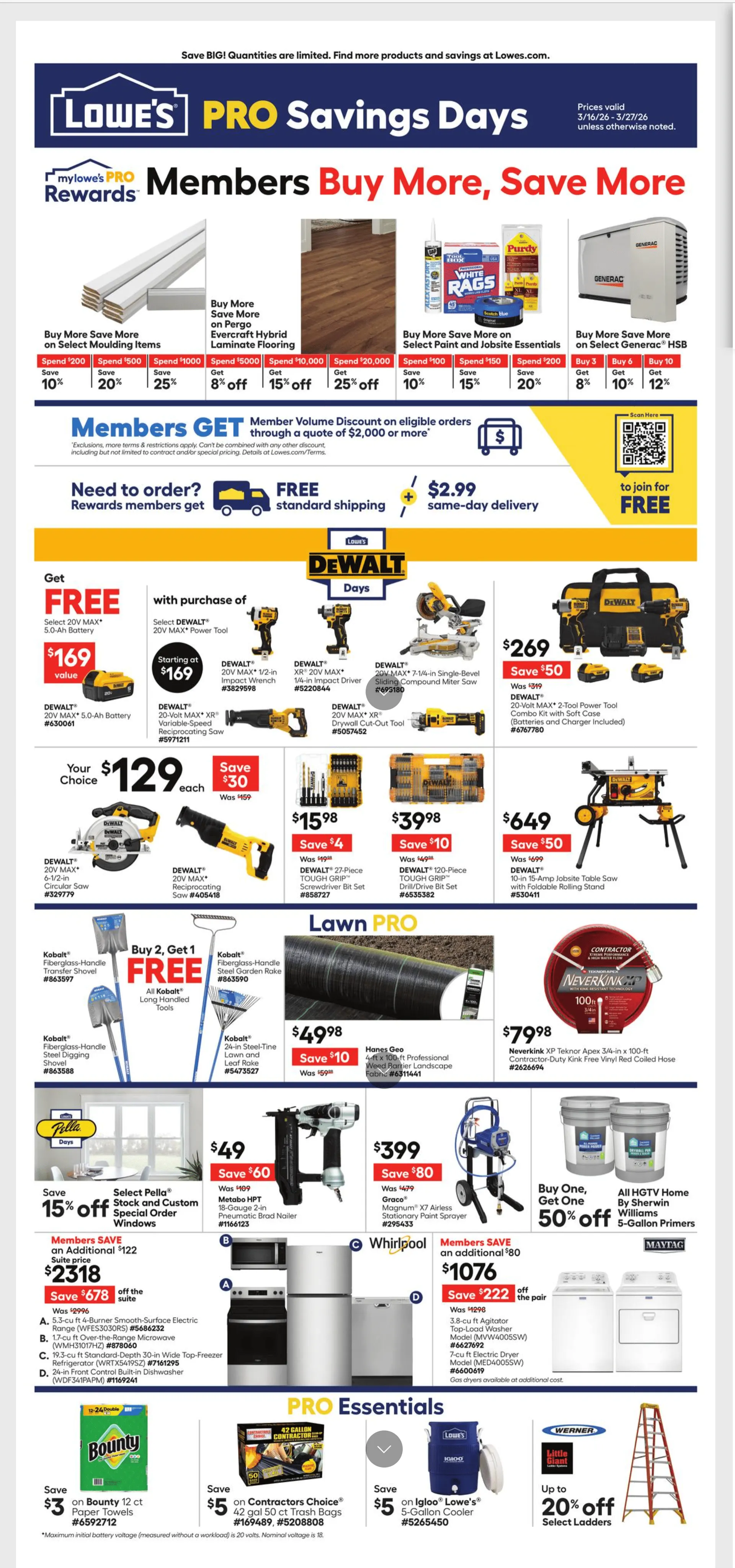 Weekly ad Pro ad from March 16 to March 27 2026 - Page 