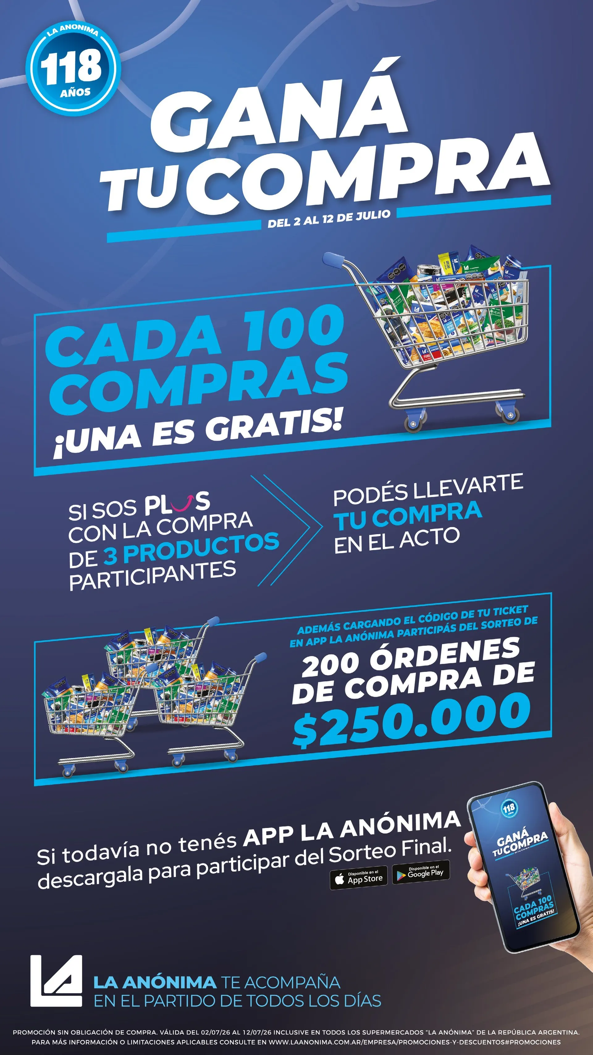 Ofertas de Ofertas La Anónima 2 de julio al 12 de julio 2026 - Página 2 del catálogo