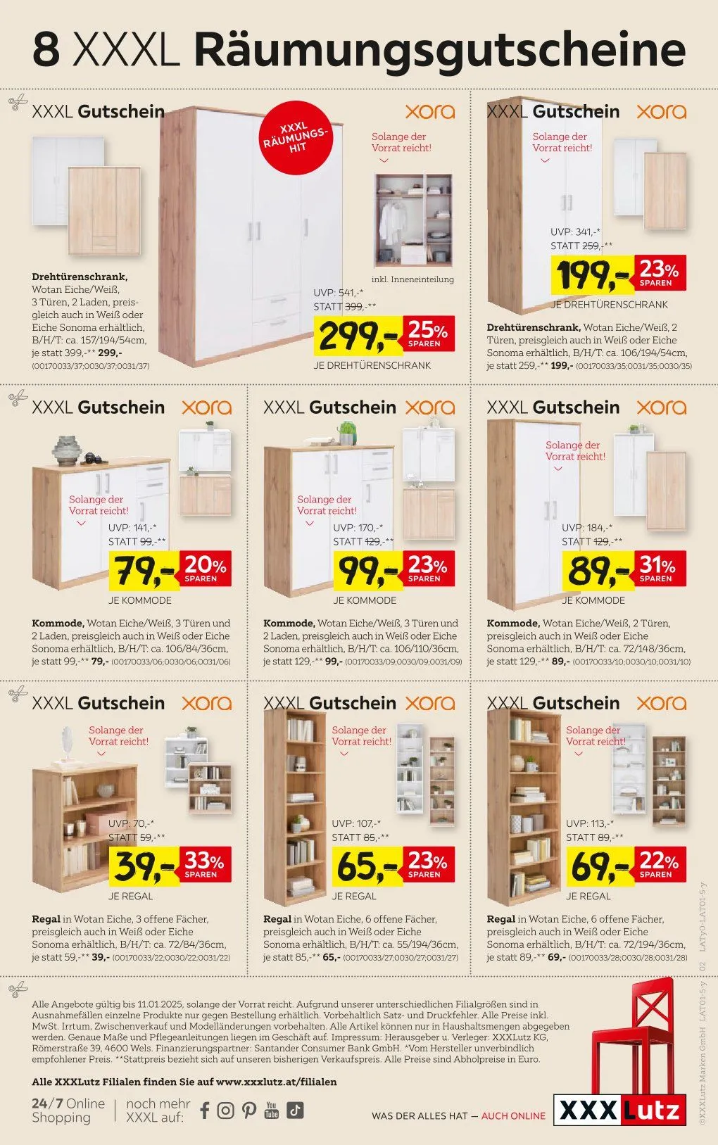 XXXLutz Angebote von 30. Dezember bis 11. Jänner 2025 - Flugblätt seite  2