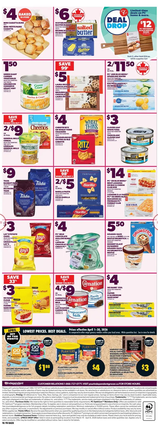 Independent Sales from April 2 to April 8 2026 - flyer page 2