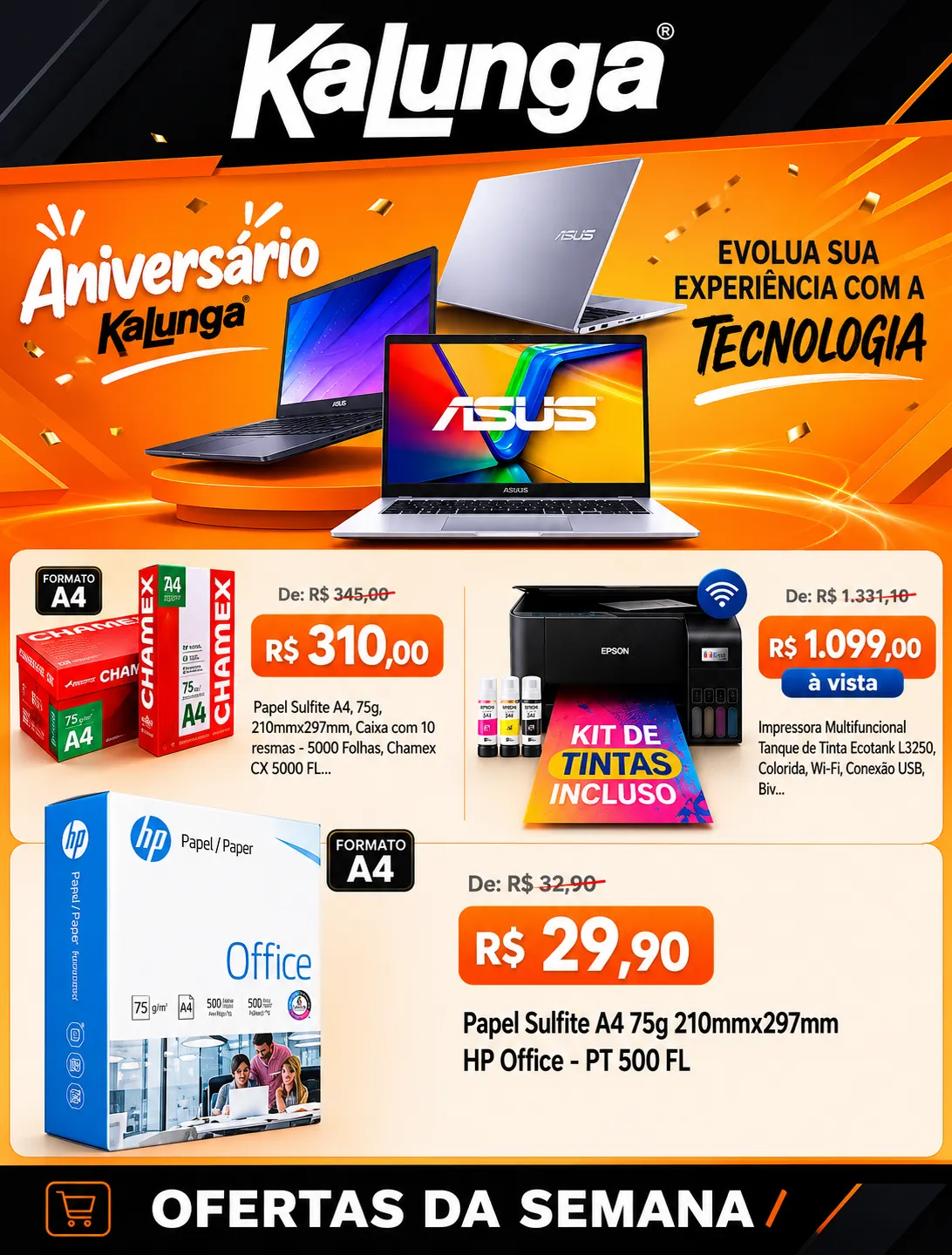 Encarte de Aniversario Kalunga 28 de maio até 11 de junho 2026 - Pagina 1