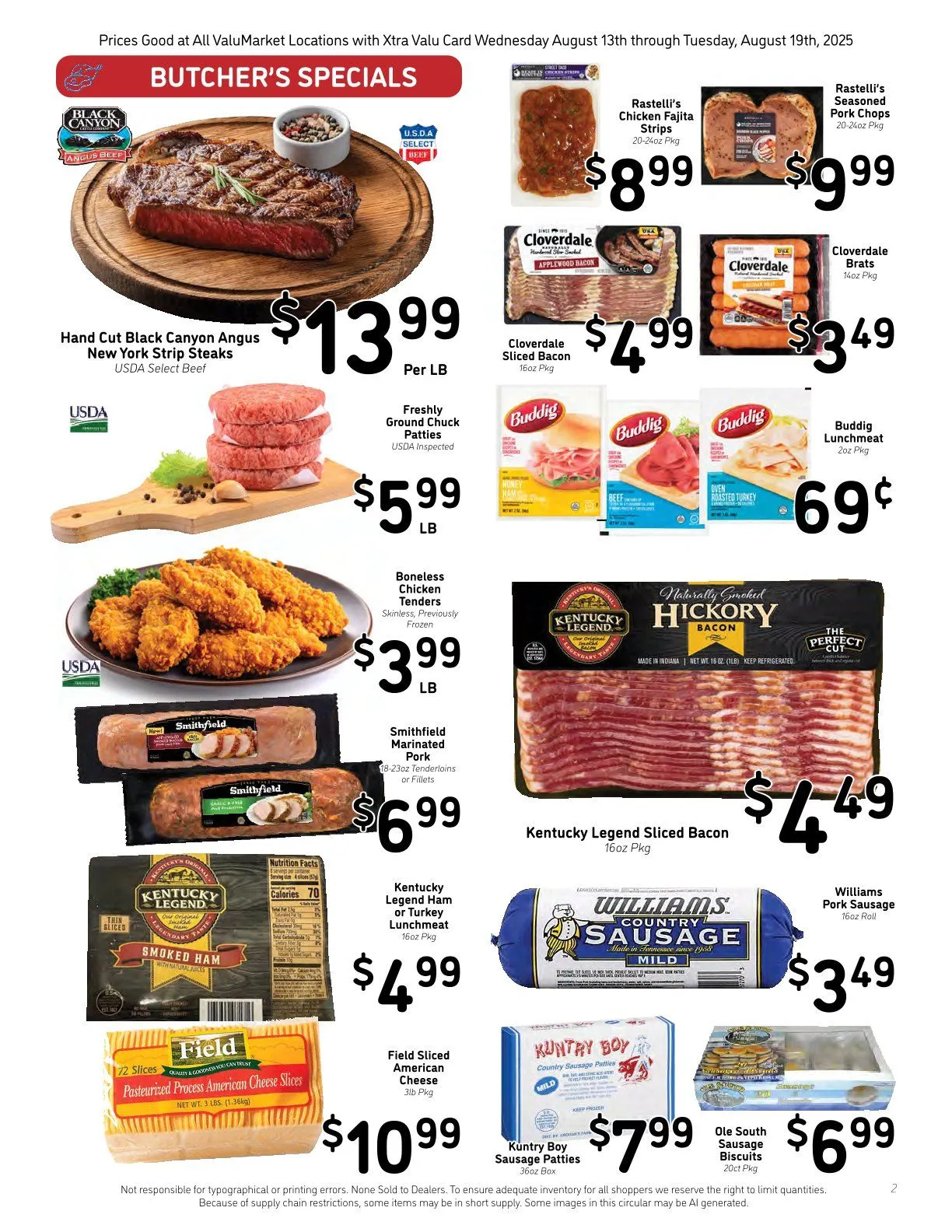 Weekly ad ValuMarket  Sales from August 13 to August 19 2025 - Page 2