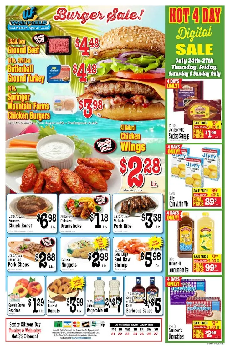 Weekly ad Wayfield Sales from July 21 to July 27 2025 - Page 