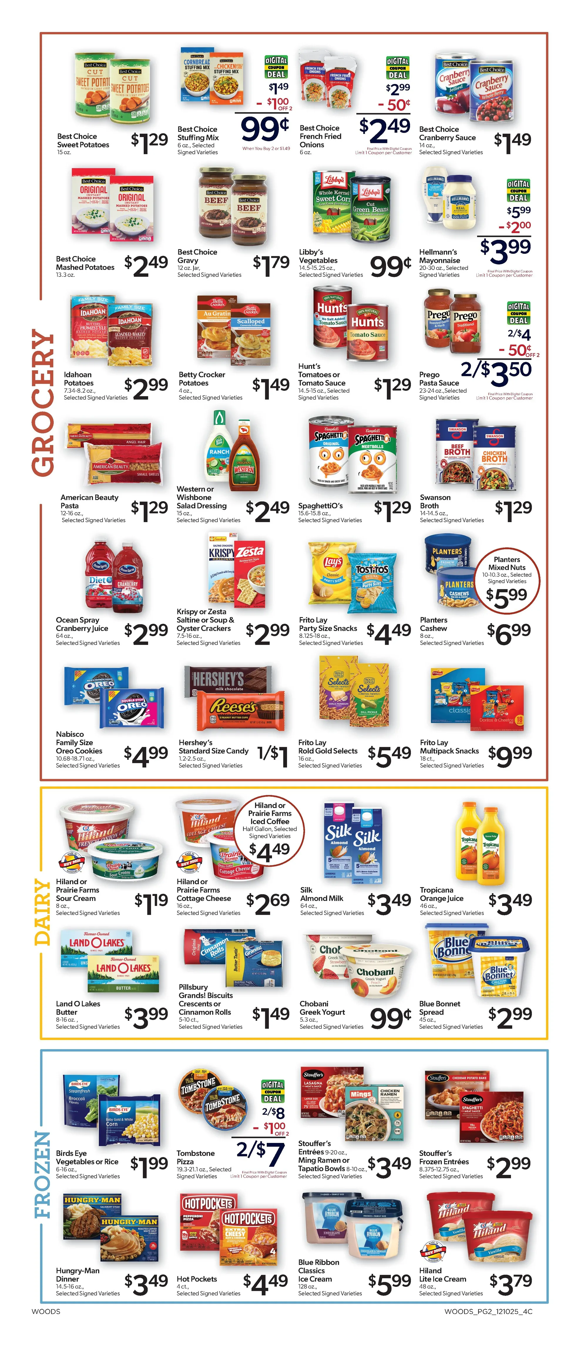 Weekly ad Woods Supermarket Sales from December 10 to December 16 2025 - Page 2