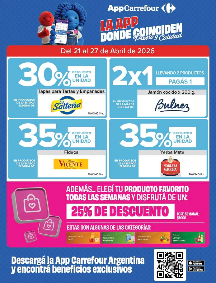 Ofertas de Ofertas Carrefour  21 de abril al 27 de abril 2026 - Página 2 del catálogo