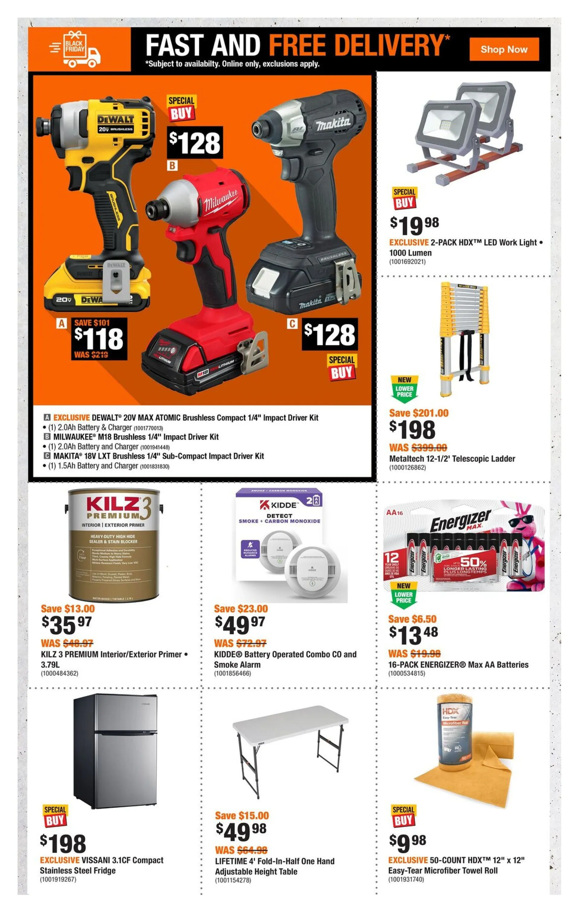The Home Depot Sales from November 6 to November 19 2025 - flyer page 2