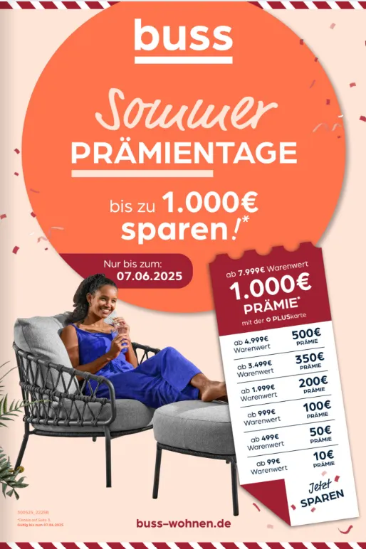 Buss Prospekt von 30. Mai bis 7. Juni 2025 - Prospekt seite 