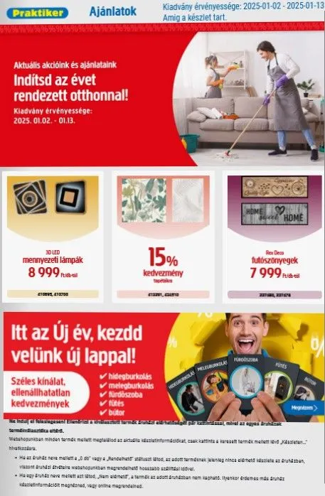 Katalógus Praktiker különleges ajánlata január 2.-tól január 13.-ig 2025. - Oldal 1