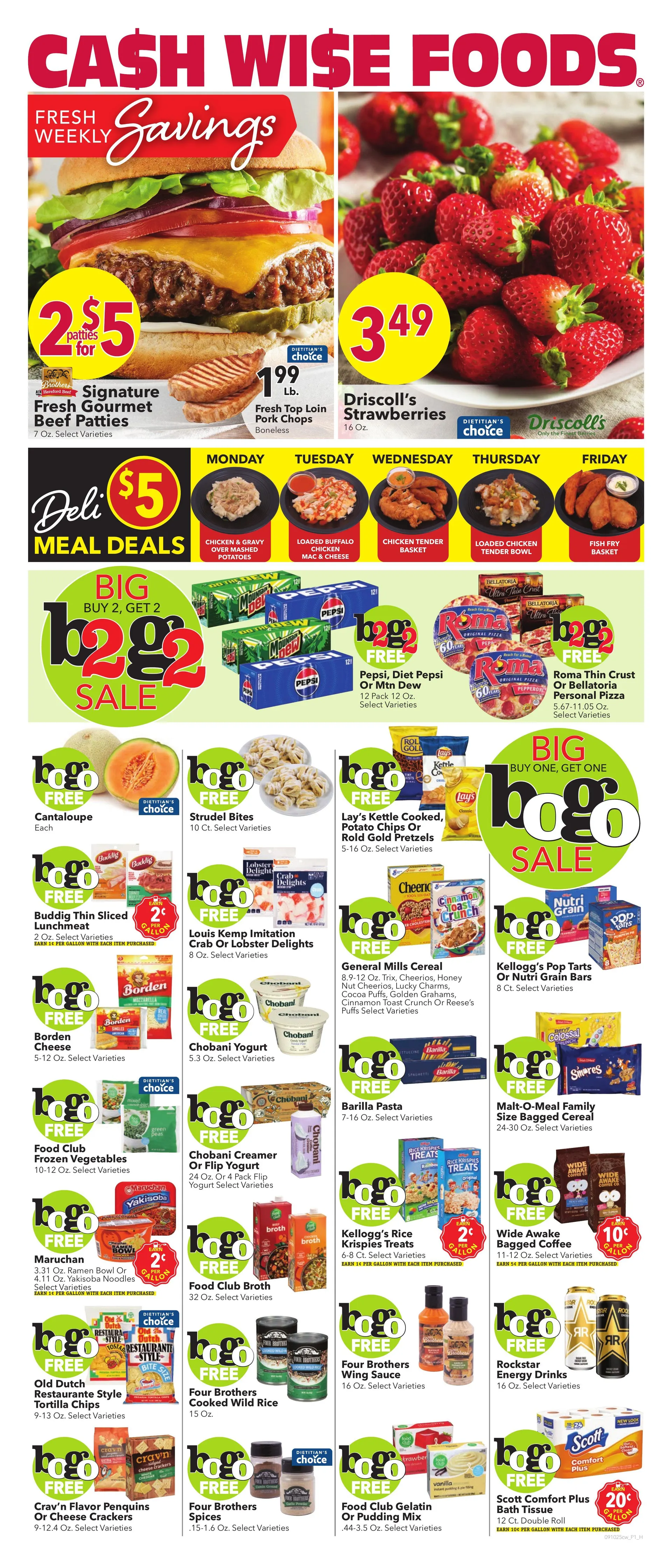 Weekly ad Cash Wise Sales from September 10 to September 16 2025 - Page 1