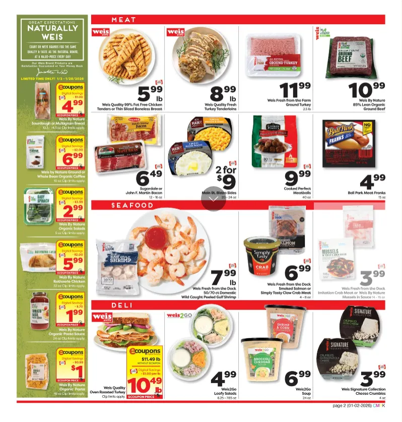 Weekly ad Weis Sales from January 2 to January 28 2026 - Page 2