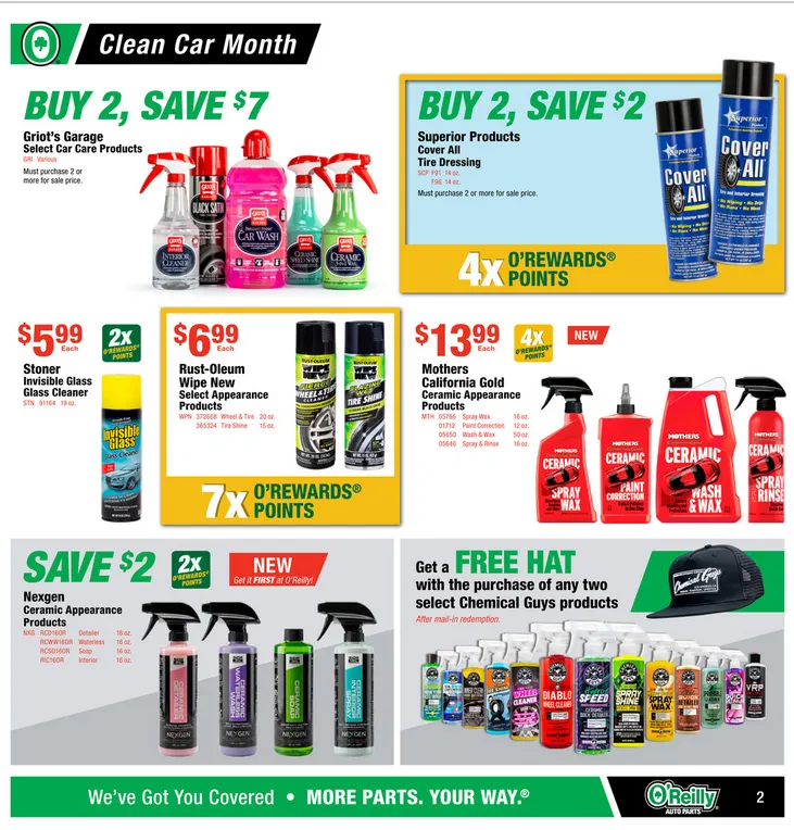 Weekly ad  O'Reilly Auto Parts Sales from April 29 to May 26 2026 - Page 2