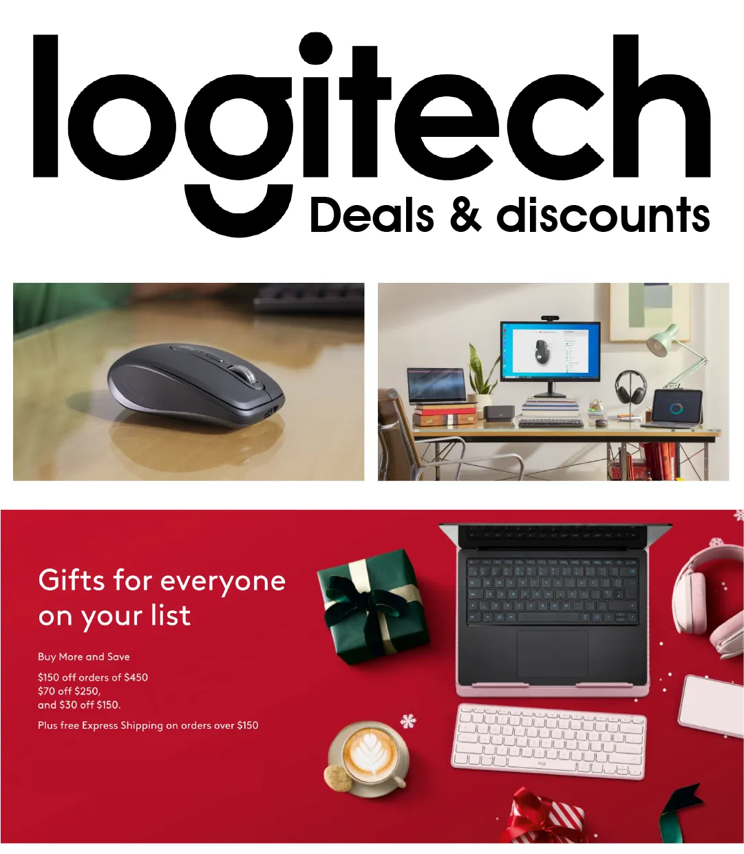 Weekly ad Logitech Sales from December 9 to December 22 2025 - Page 1