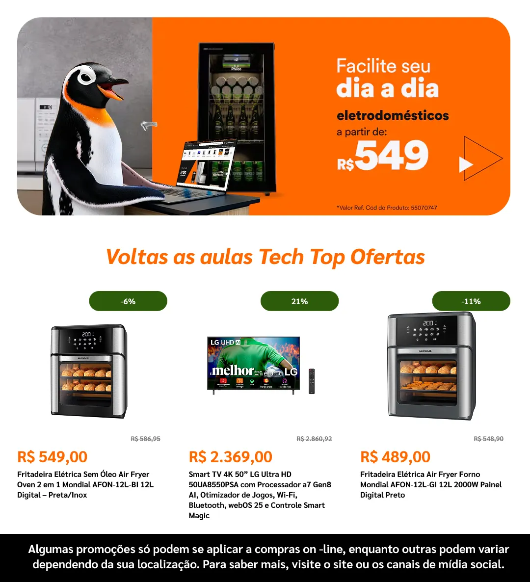 Encarte de  Ponto Frio Ofertas 22 de maio até 10 de junho 2026 - Pagina 2