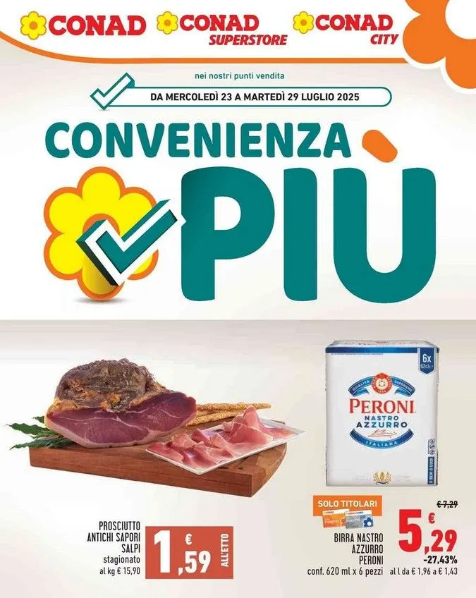Volantini Conad da 23 luglio a 29 luglio di 2025 - Pagina del volantino 