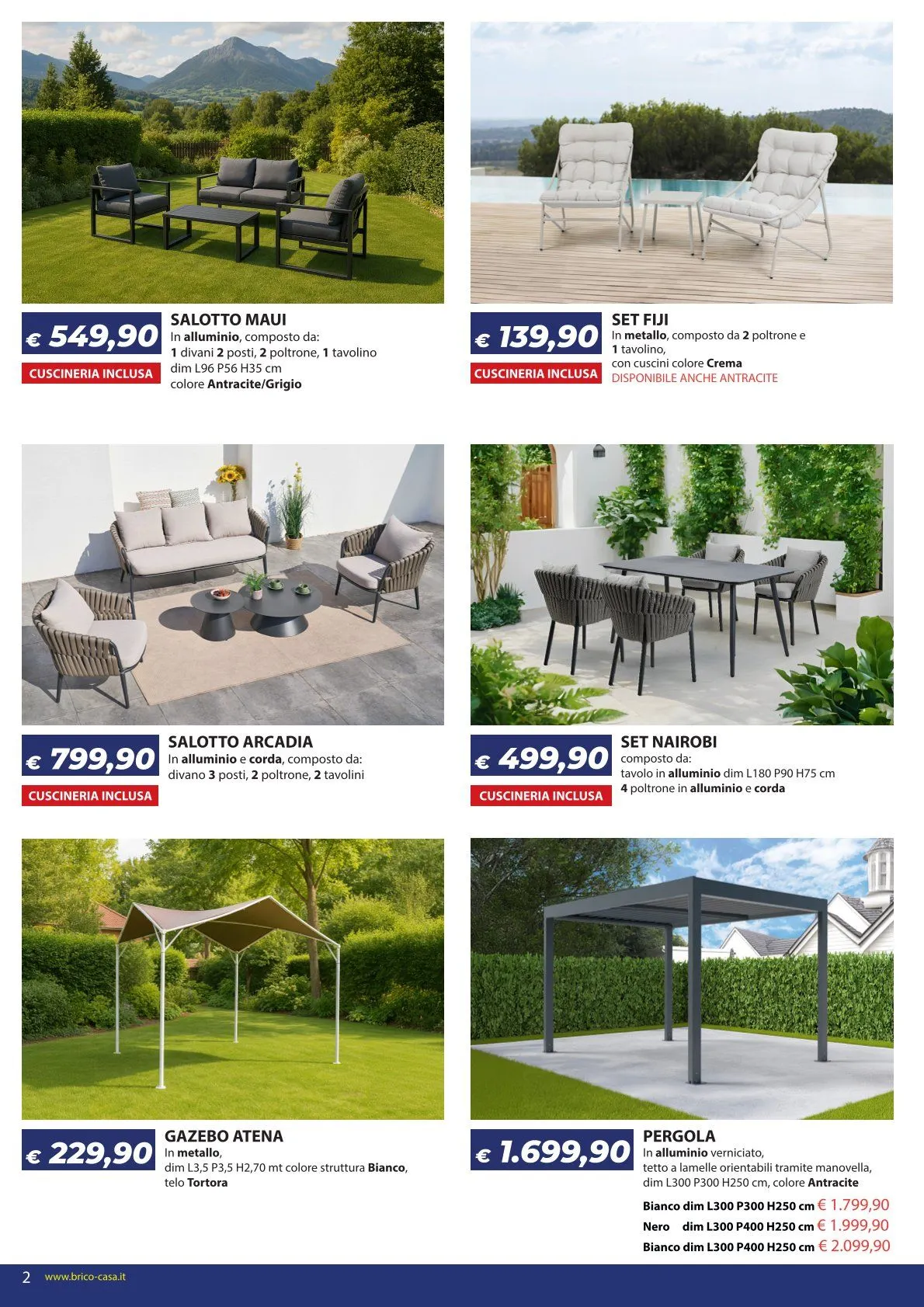 Volantini Bricocasa da 3 luglio a 27 luglio di 2025 - Pagina del volantino 2