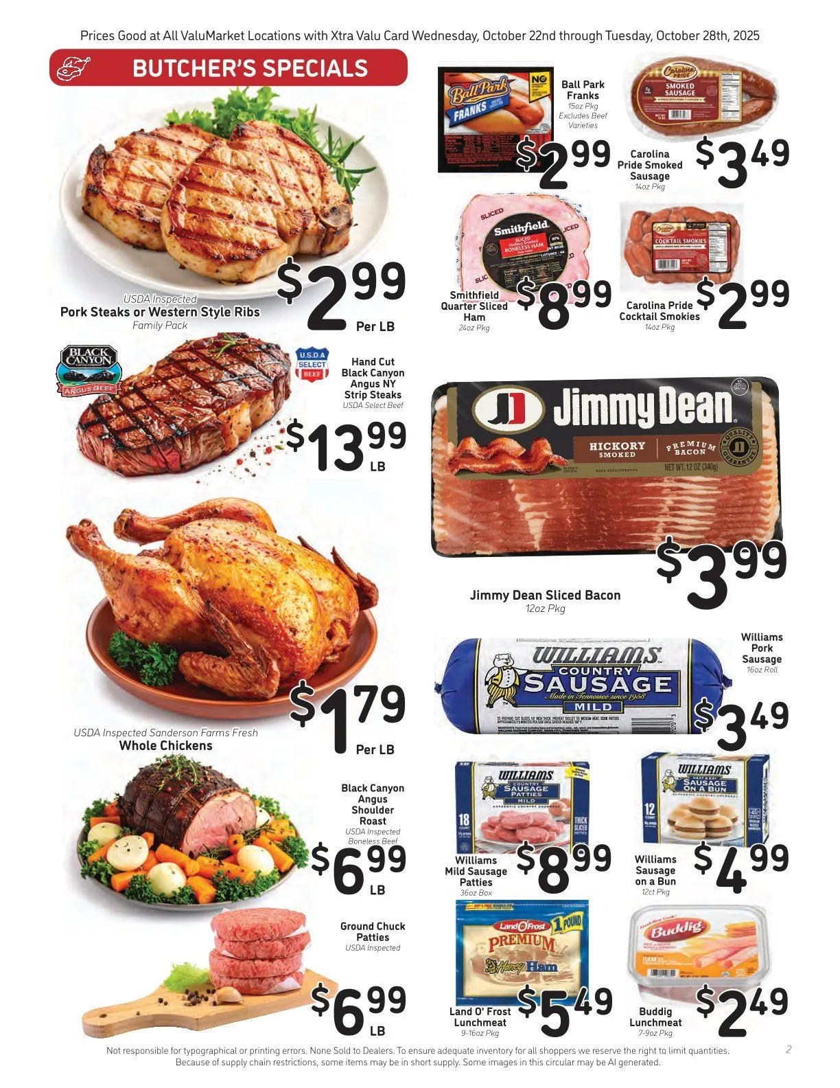 Weekly ad ValuMarket Sales from October 22 to October 28 2025 - Page 2