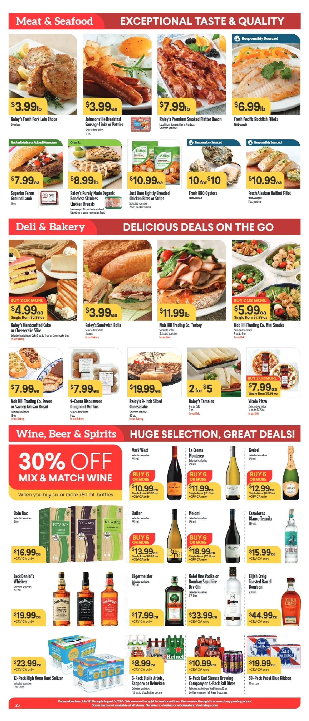 Weekly ad Raley's Sales from July 30 to August 5 2025 - Page 2