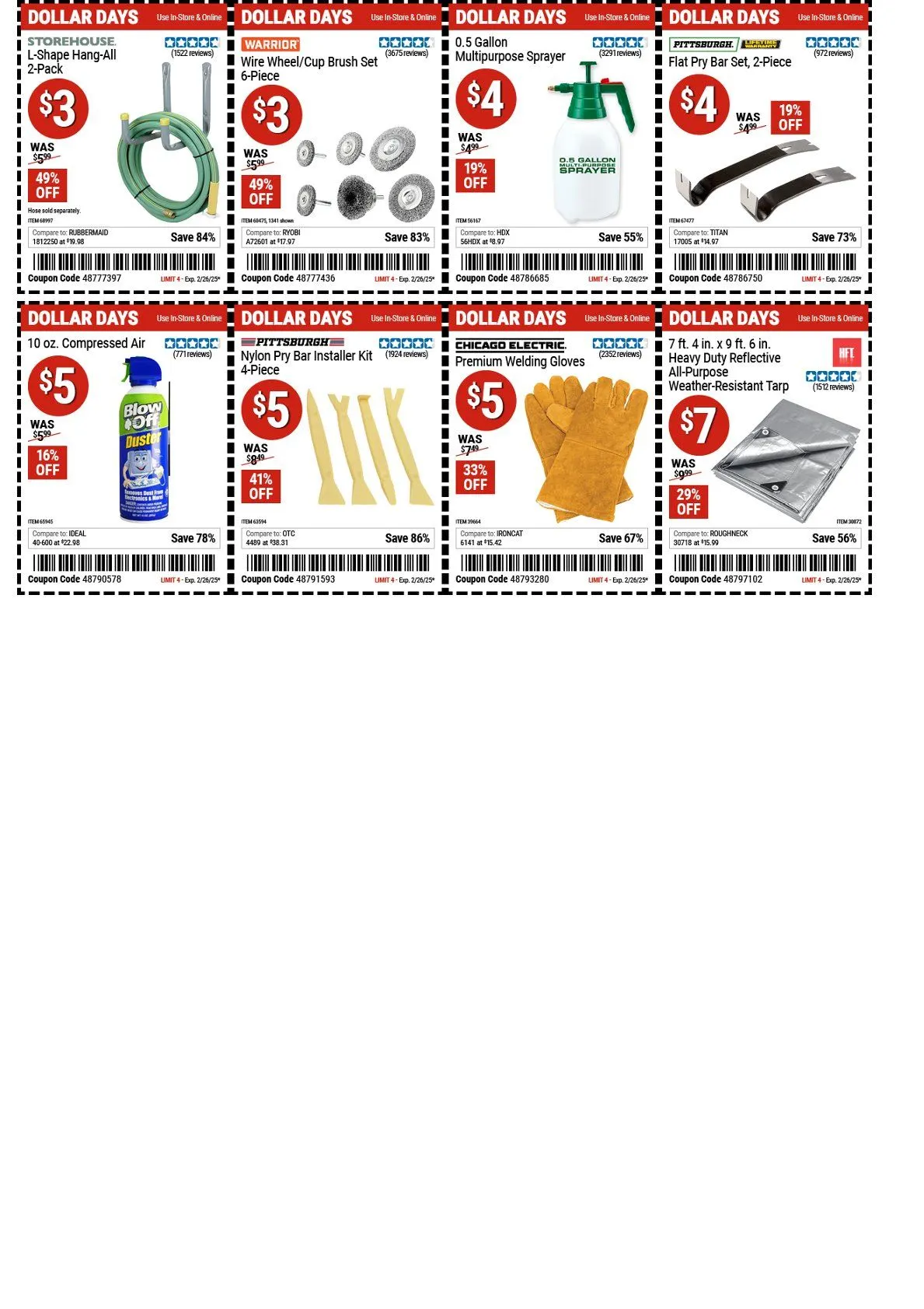 Weekly ad Harbor Freight weekly ads from February 14 to February 26 2025 - Page 2