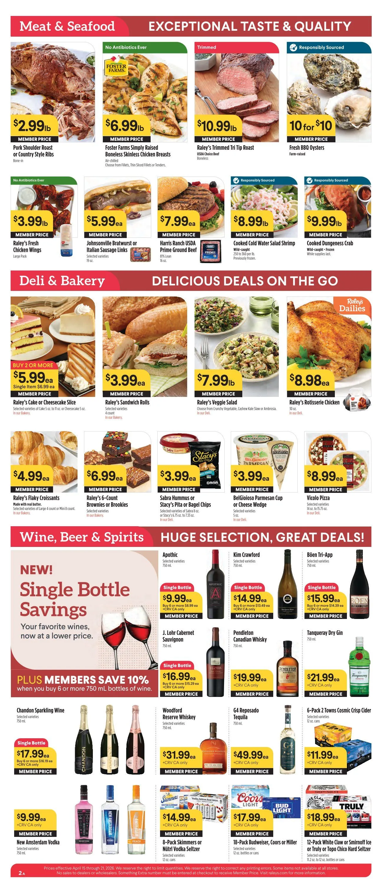 Weekly ad Raley's weekly ads from April 15 to April 21 2026 - Page 2