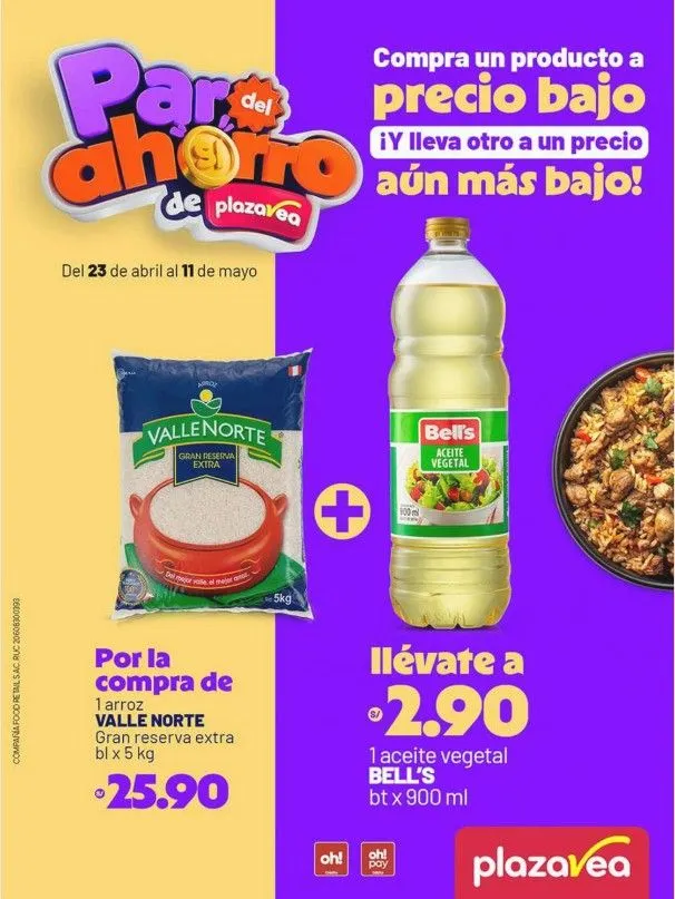 Catalogo de Plaza Vea 23 de abril al 11 de mayo 2025 - Pag 1