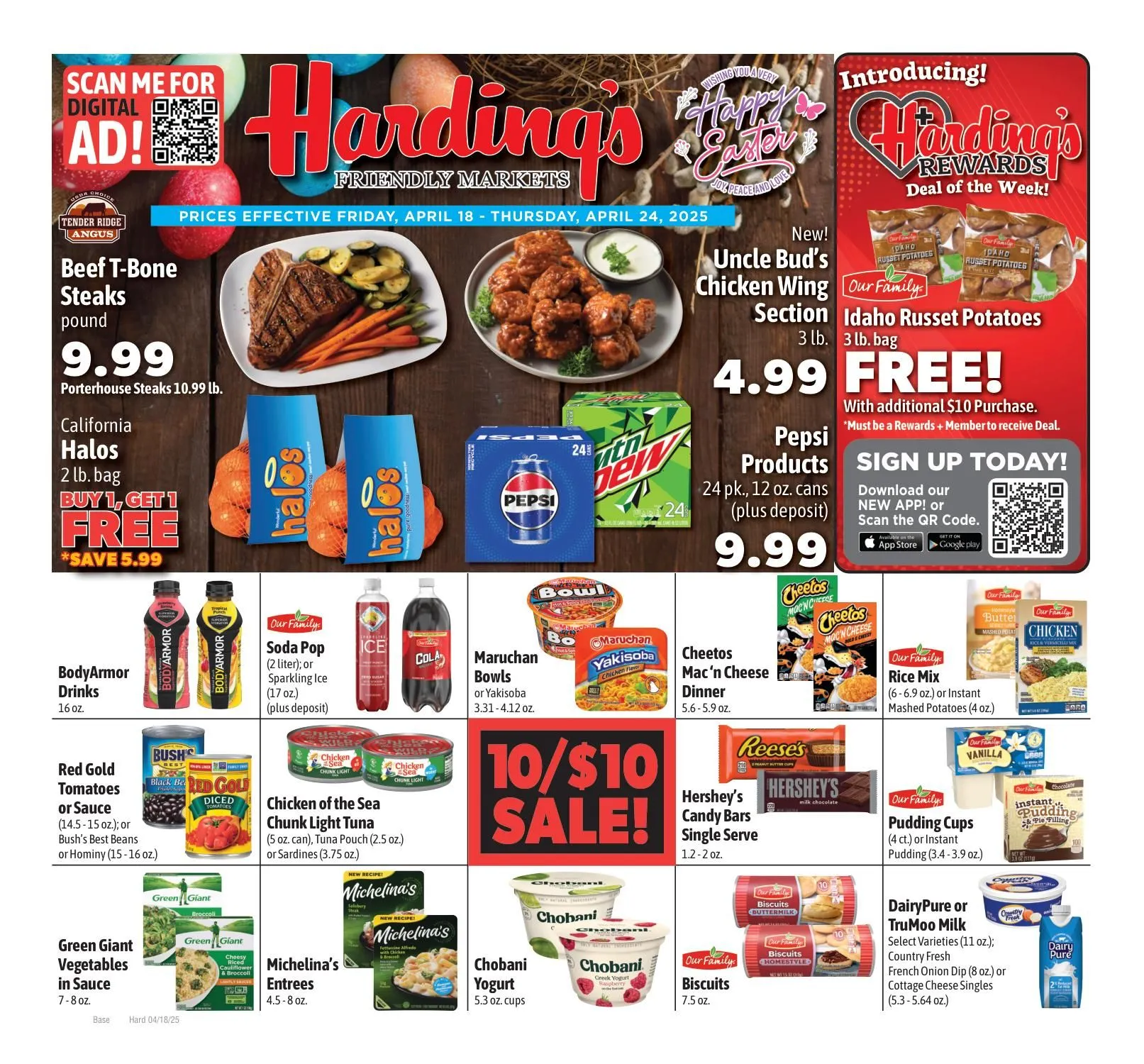 Weekly ad Harding's Markets Sales from April 18 to April 24 2025 - Page 