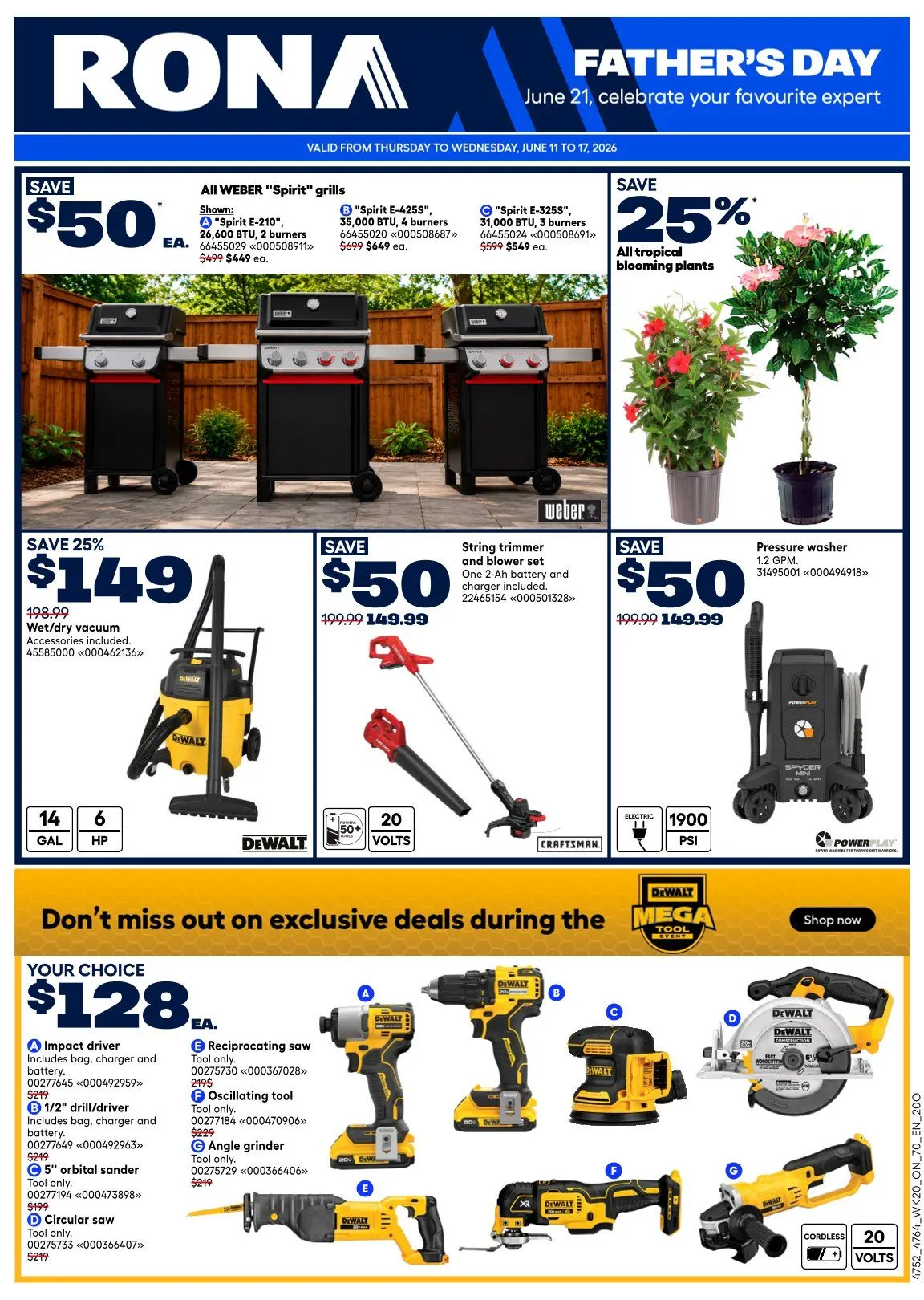 Rona Sales from June 11 to June 17 2026 - flyer page 2
