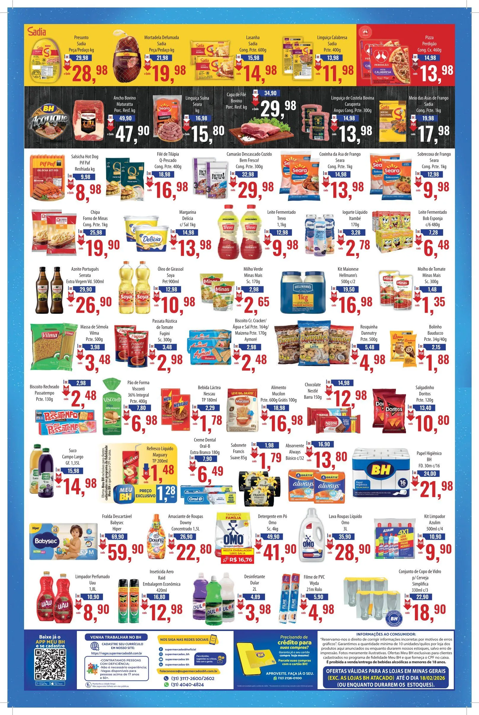Encarte de Folhetos Supermercados BH  2 de fevereiro até 18 de fevereiro 2026 - Pagina 2