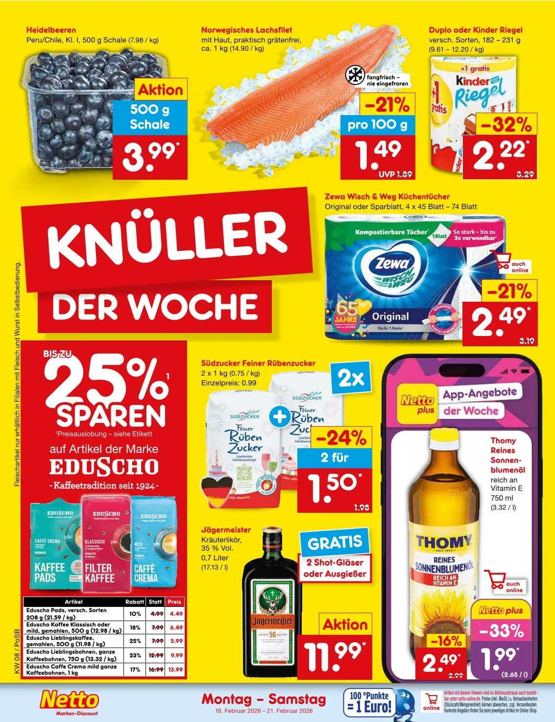 Netto Marken-Discount Angebote von 16. Februar bis 21. Februar 2026 - Prospekt seite 2