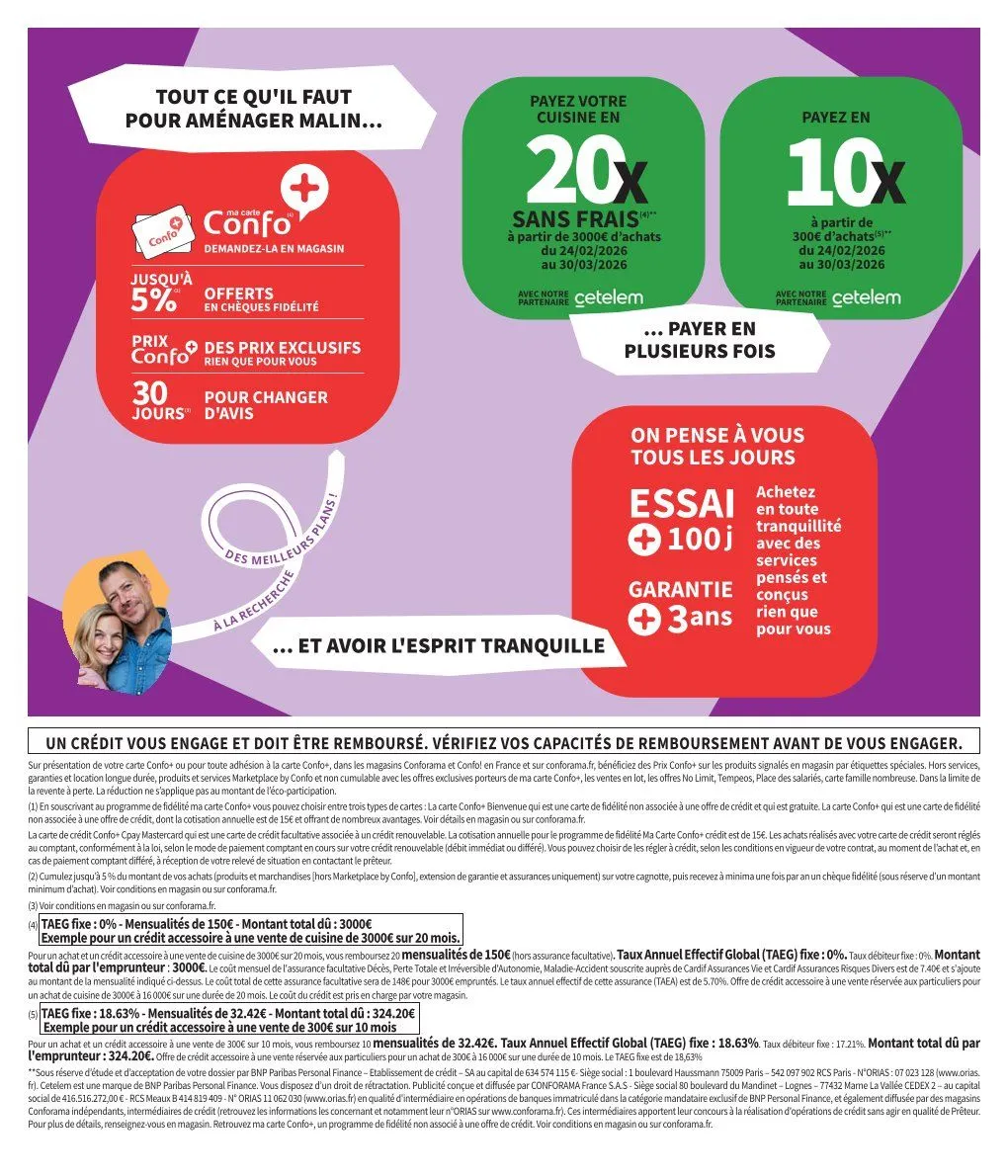 Catalogue Conforama du 24 février au 30 mars 2026 - Catalogue page 2