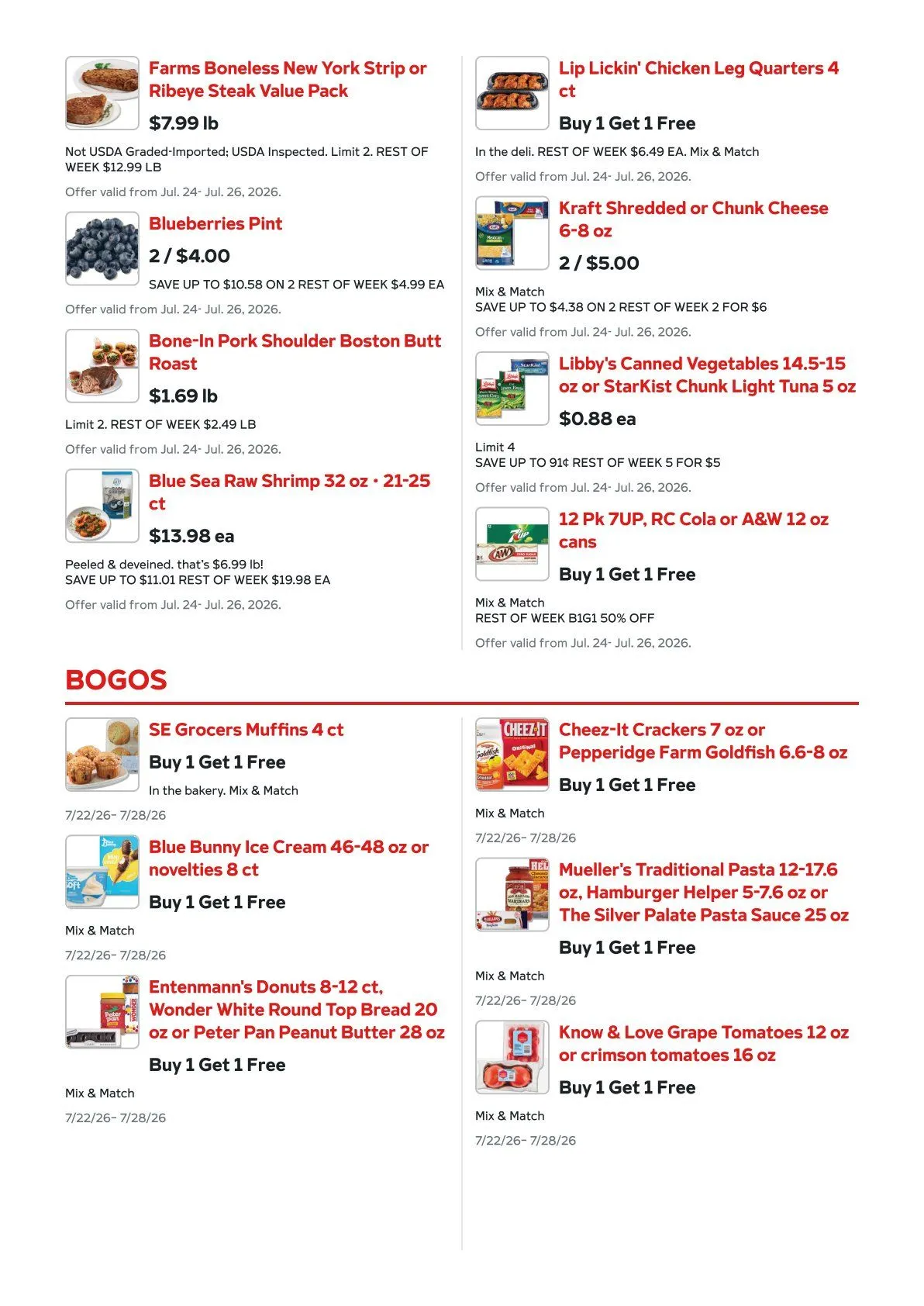 Weekly ad Harveys Supermarket  from July 22 to July 28 2026 - Page 2