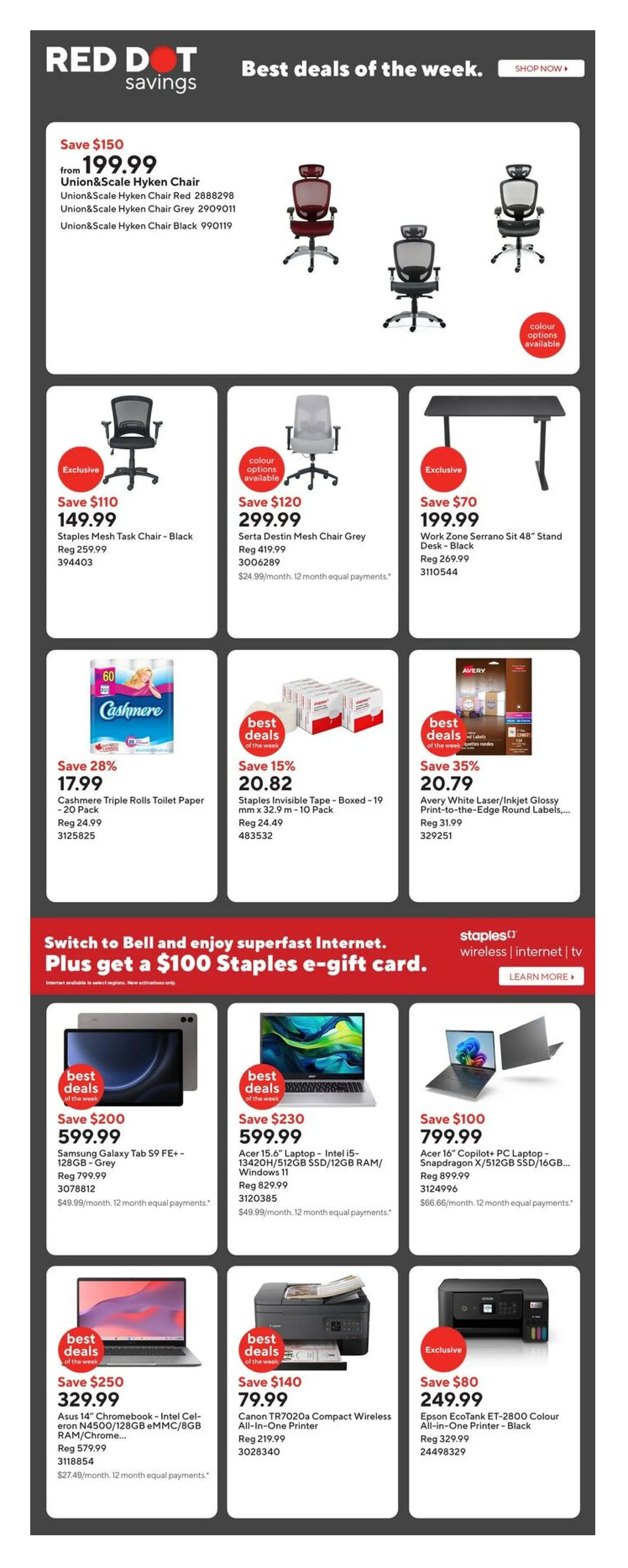 Staples Sales from October 24 to October 28 2025 - flyer page 2