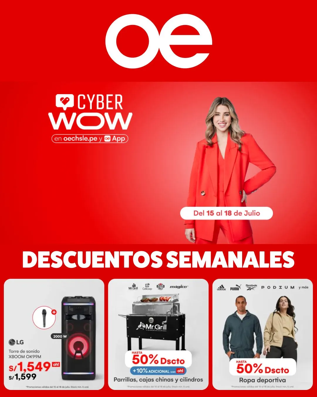Catalogo de OFERTAS DE CYBER WOW 15 de julio al 18 de julio 2024 - Pag 1
