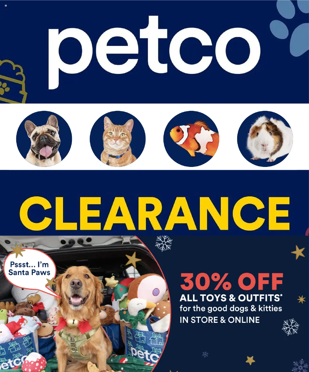 Weekly promotion Petco Sales spanning from December 18 to January 7 2026 - Page for Catalogue 365