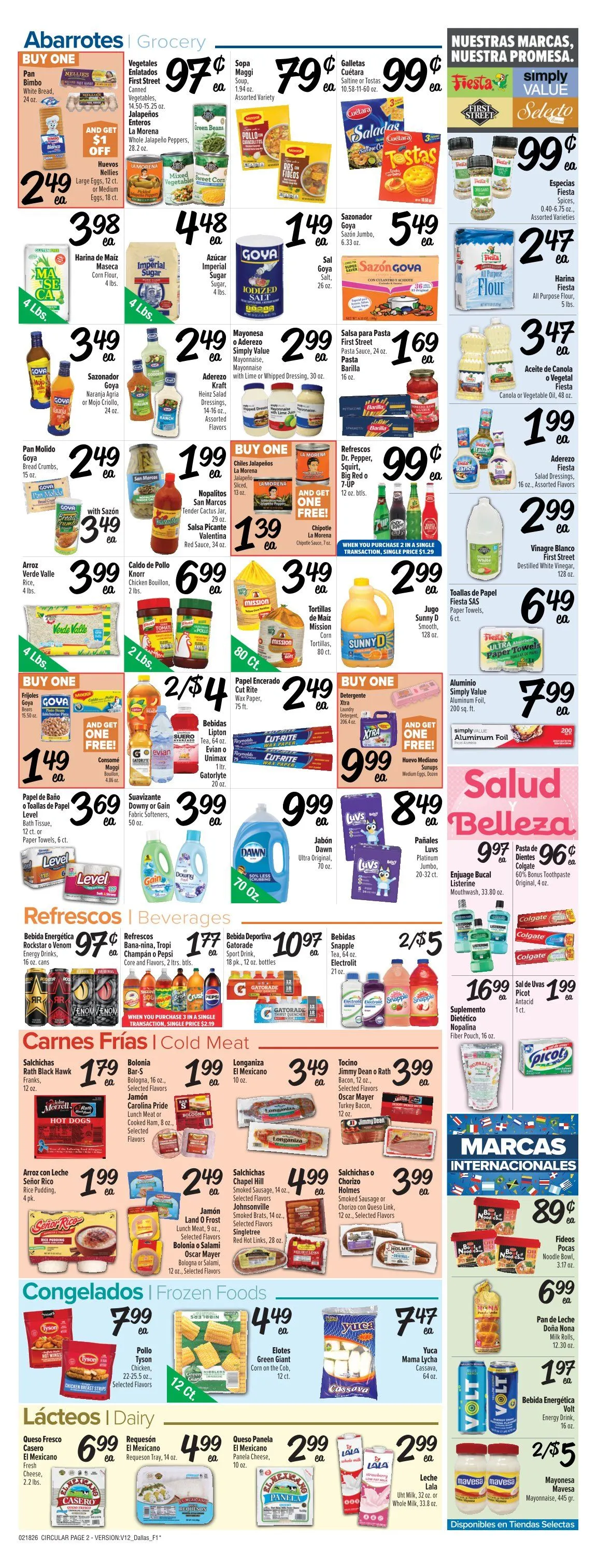 Weekly ad Fiesta Foods SuperMarkets Sales from February 18 to February 24 2026 - Page 2