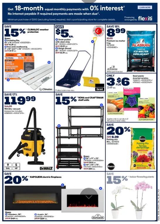 RONA Sales from January 29 to February 11 2026 - flyer page 2