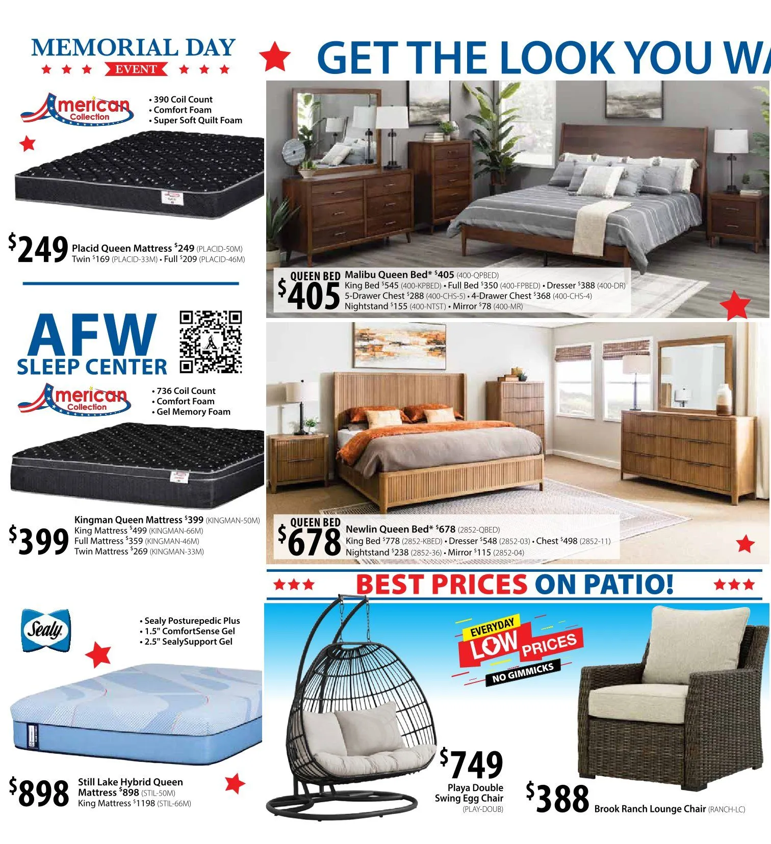 Weekly promotion American Furniture Warehouse Sales spanning from May 17 to May 30 2026 - Page 2 for Catalogue 365