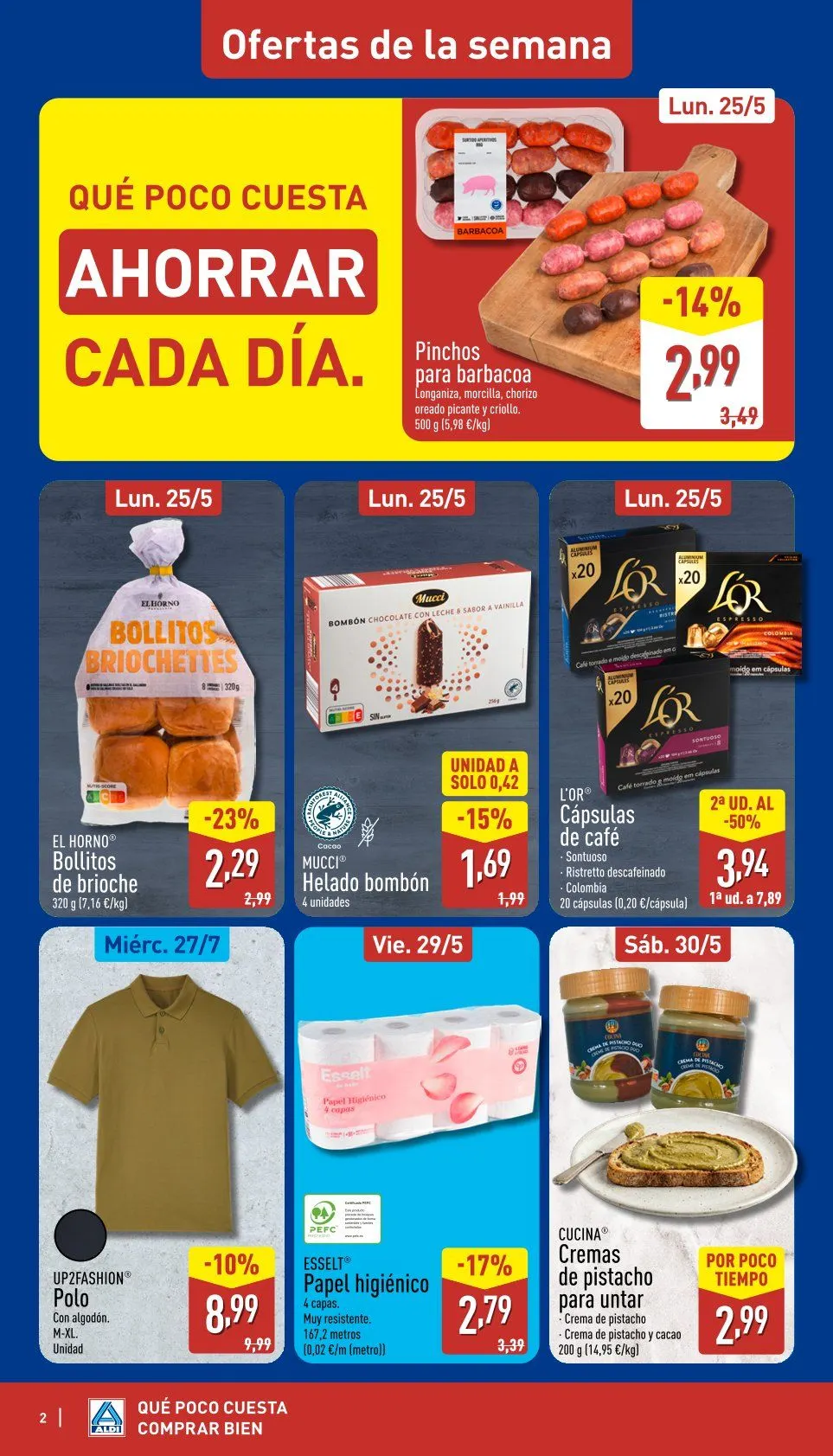 Catálogo de Ofertas de Aldi 25 de mayo al 31 de mayo 2026 - Página 2