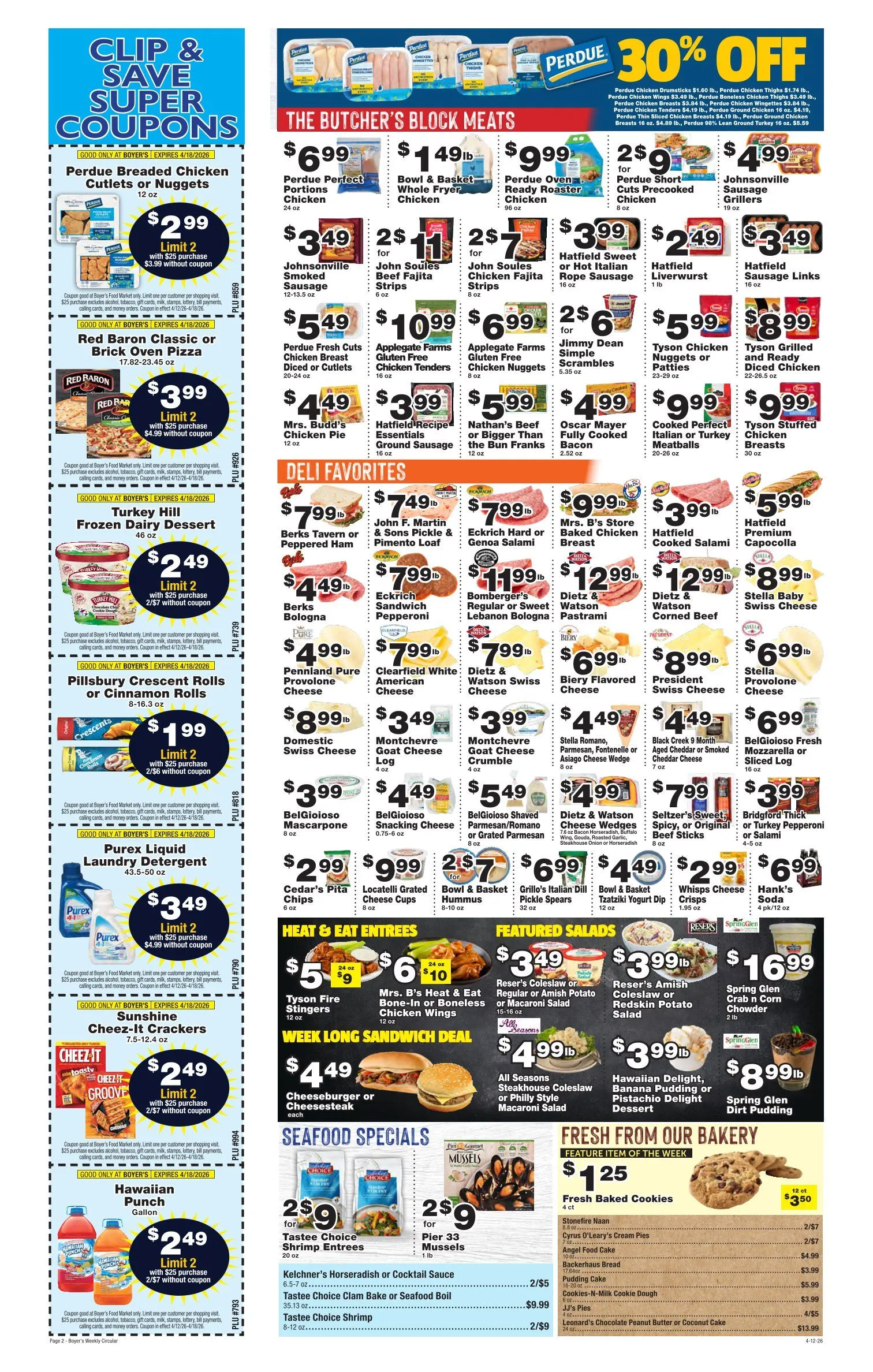 Weekly ad Boyer's Food Market weekly ads from April 12 to April 18 2026 - Page 2