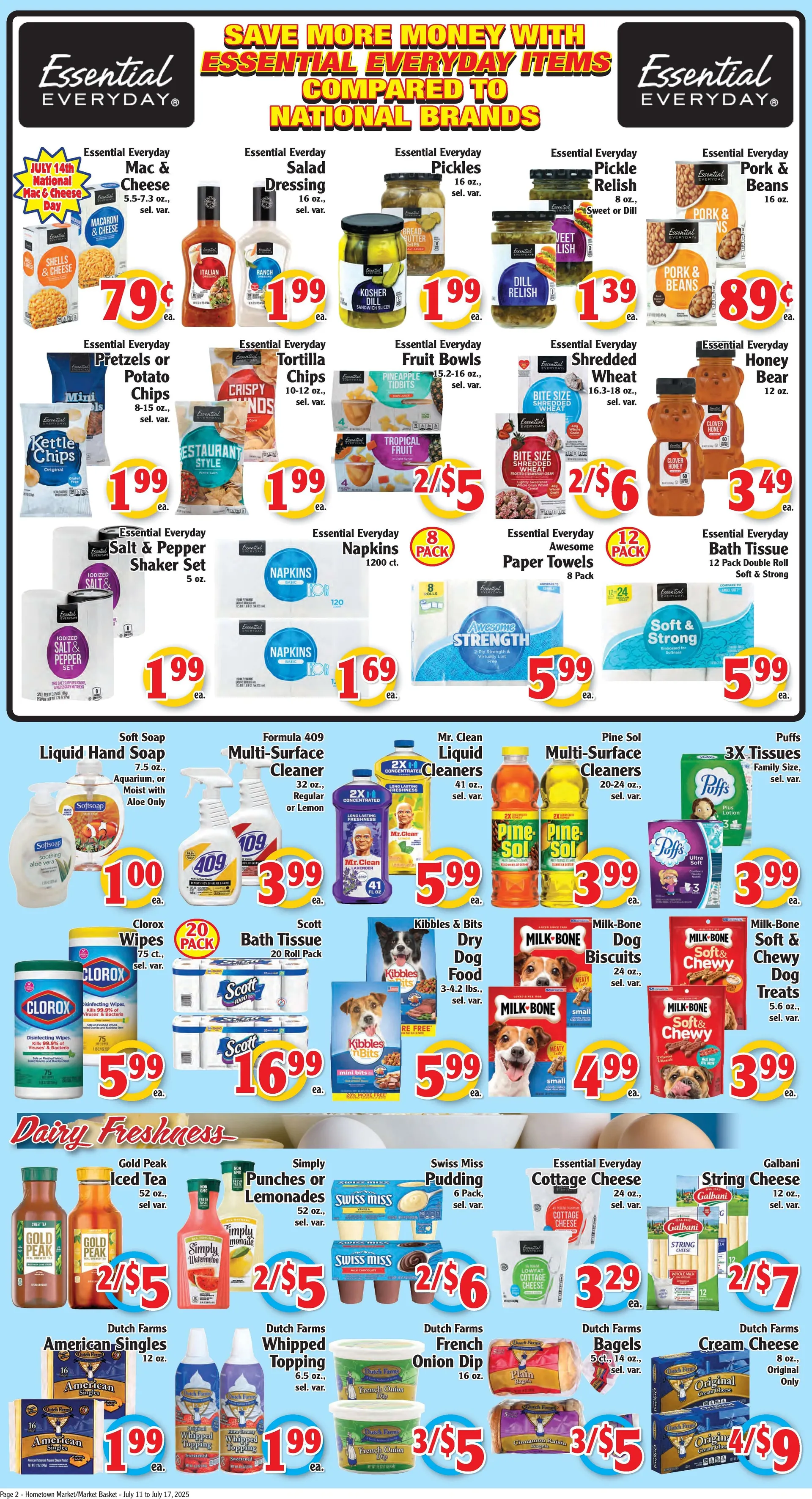 Weekly ad Hometown Market Sales from July 11 to July 17 2025 - Page 2