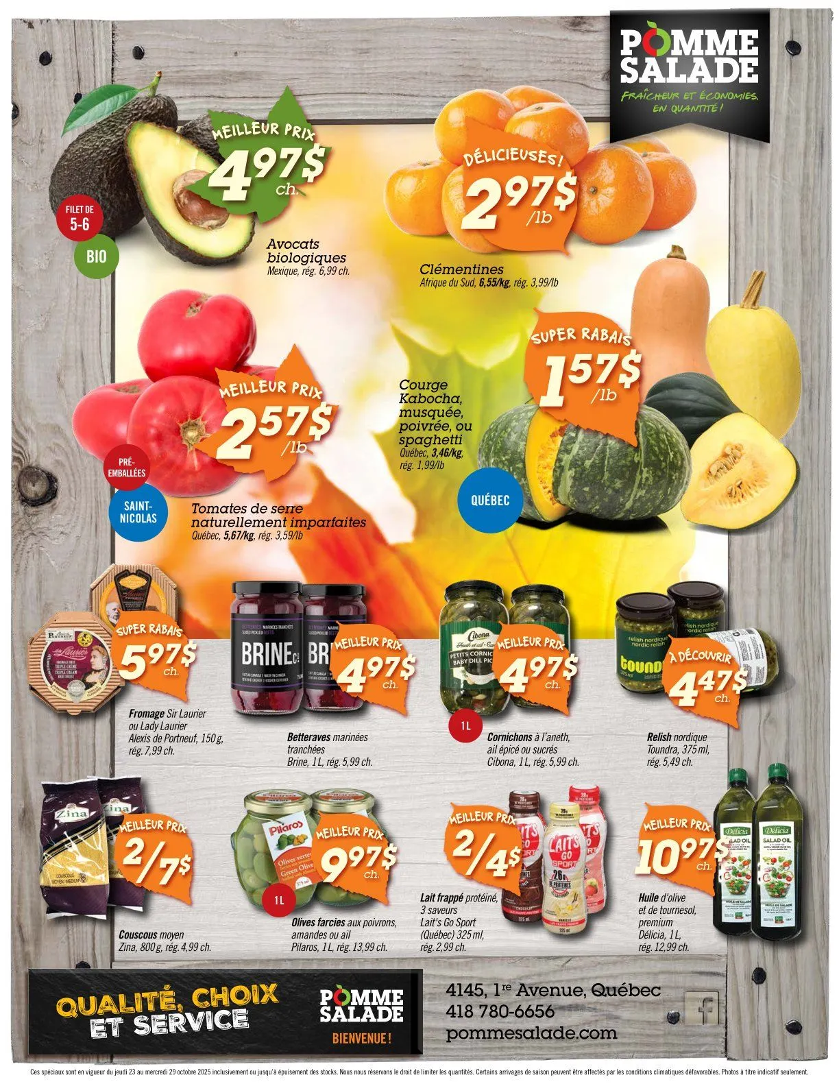 Pomme Salade Sales from October 24 to October 29 2025 - flyer page 2