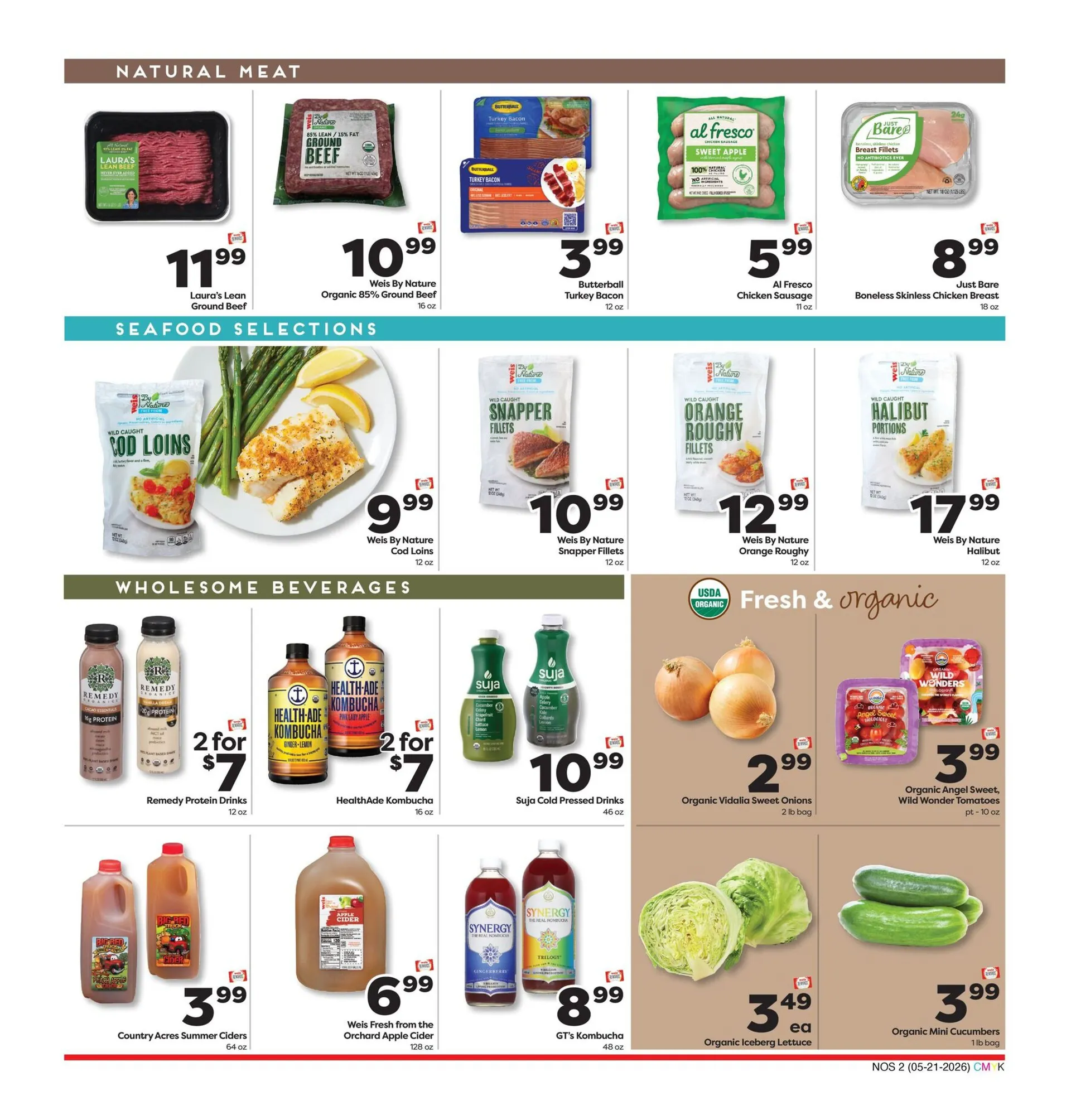 Weekly promotion Weis Sales spanning from May 21 to June 17 2026 - Page 2 for Catalogue 365